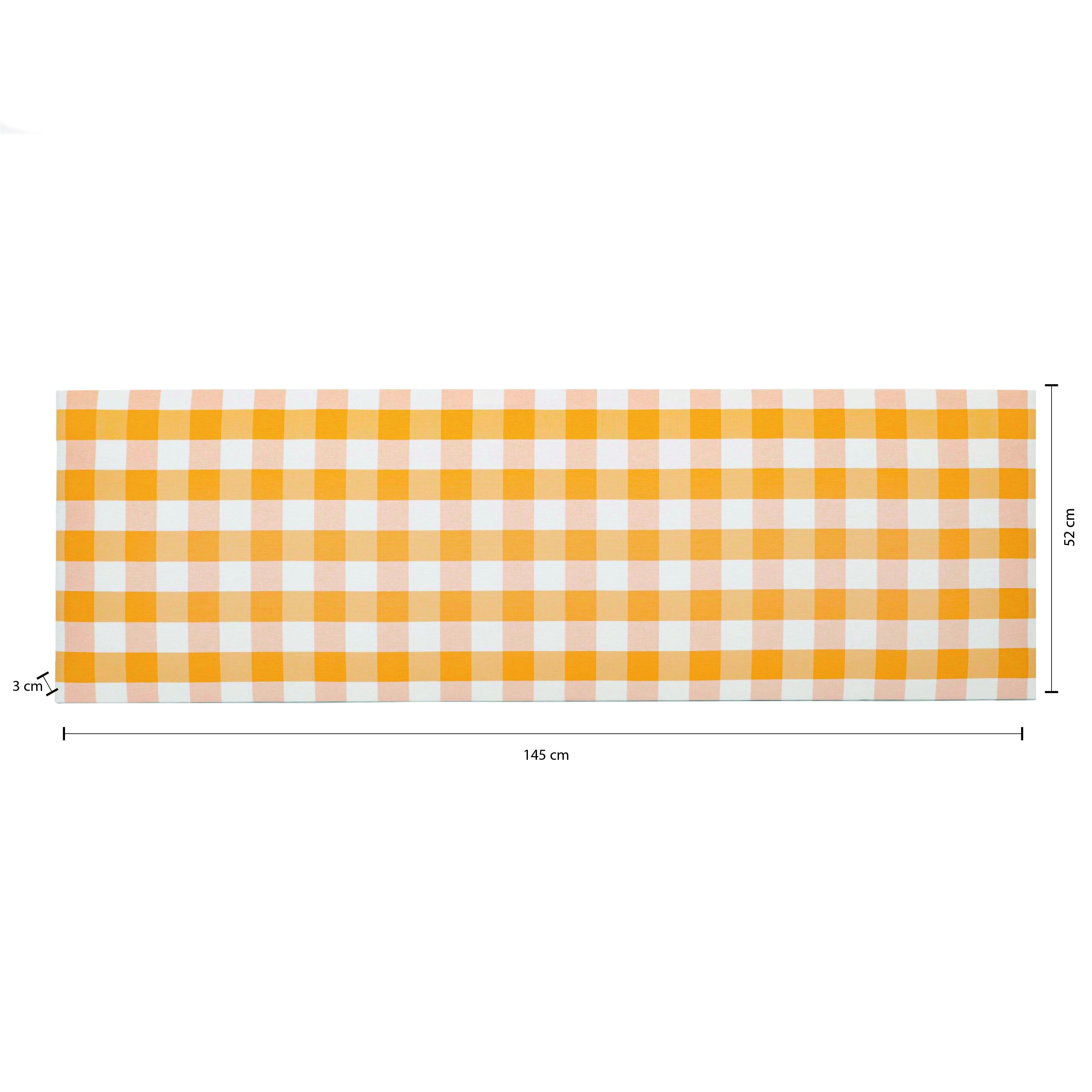 Cabecero Billie  135 Vichy Amarillo