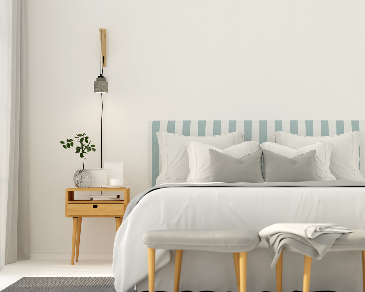 Cabecero Billie 135 Stripes Turquesa