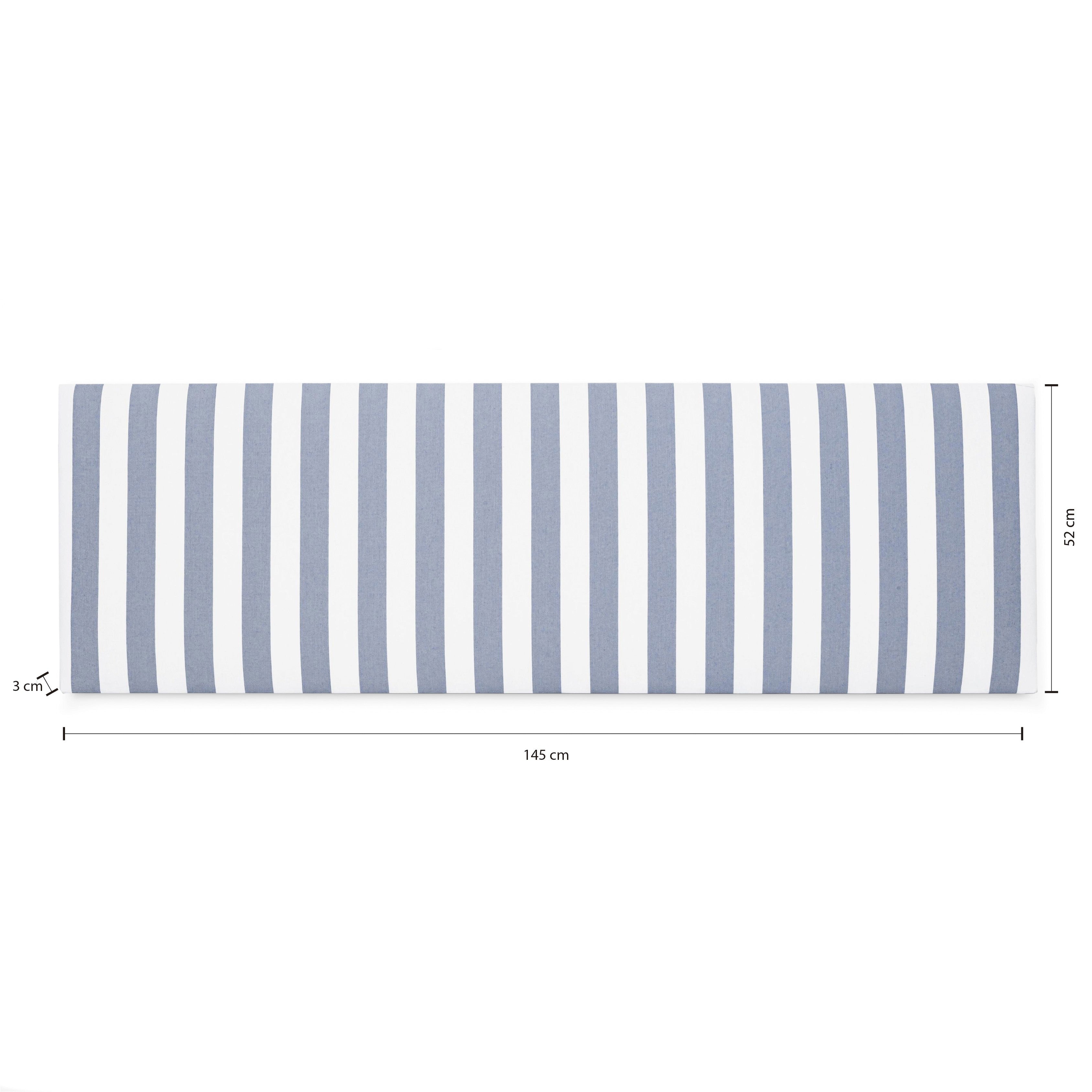 Cabecero Billie 135 Stripes Azul