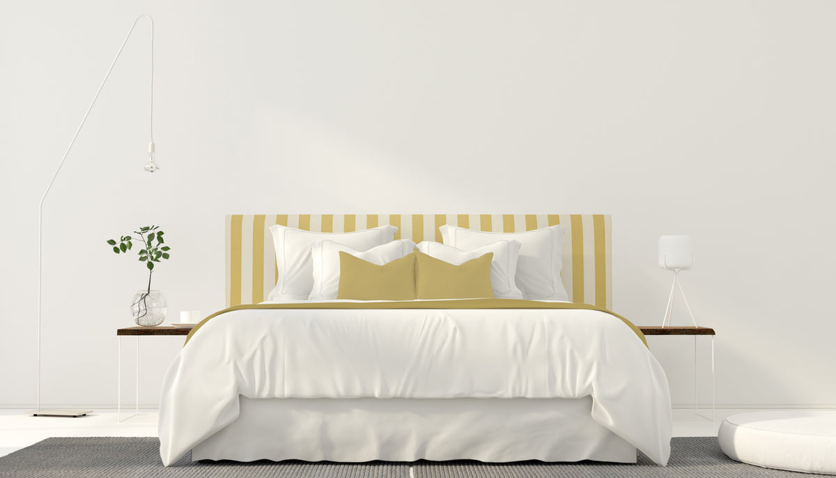 Cabecero Billie 135 Stripes Amarillo