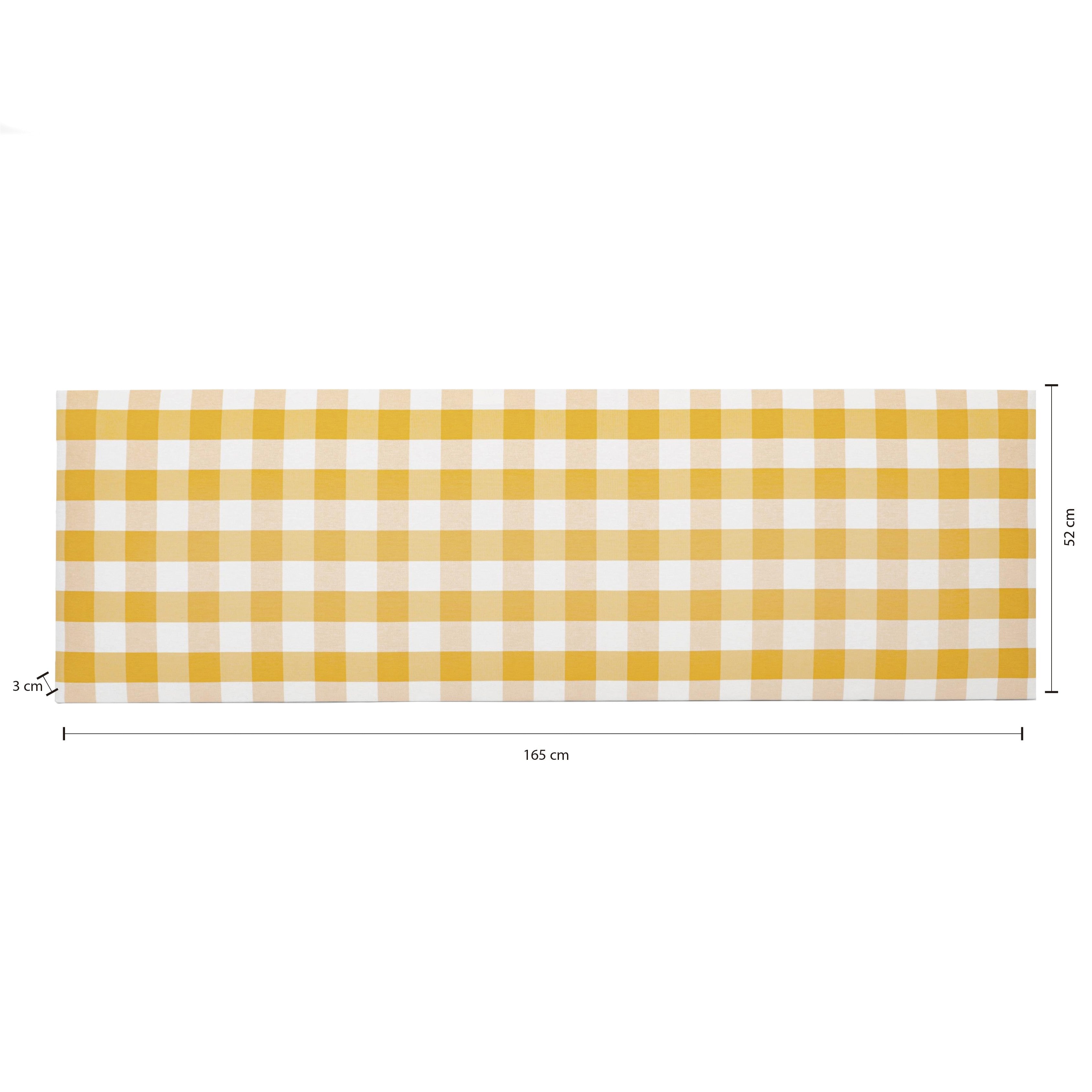 Cabecero Billie 150 Vichy Amarillo