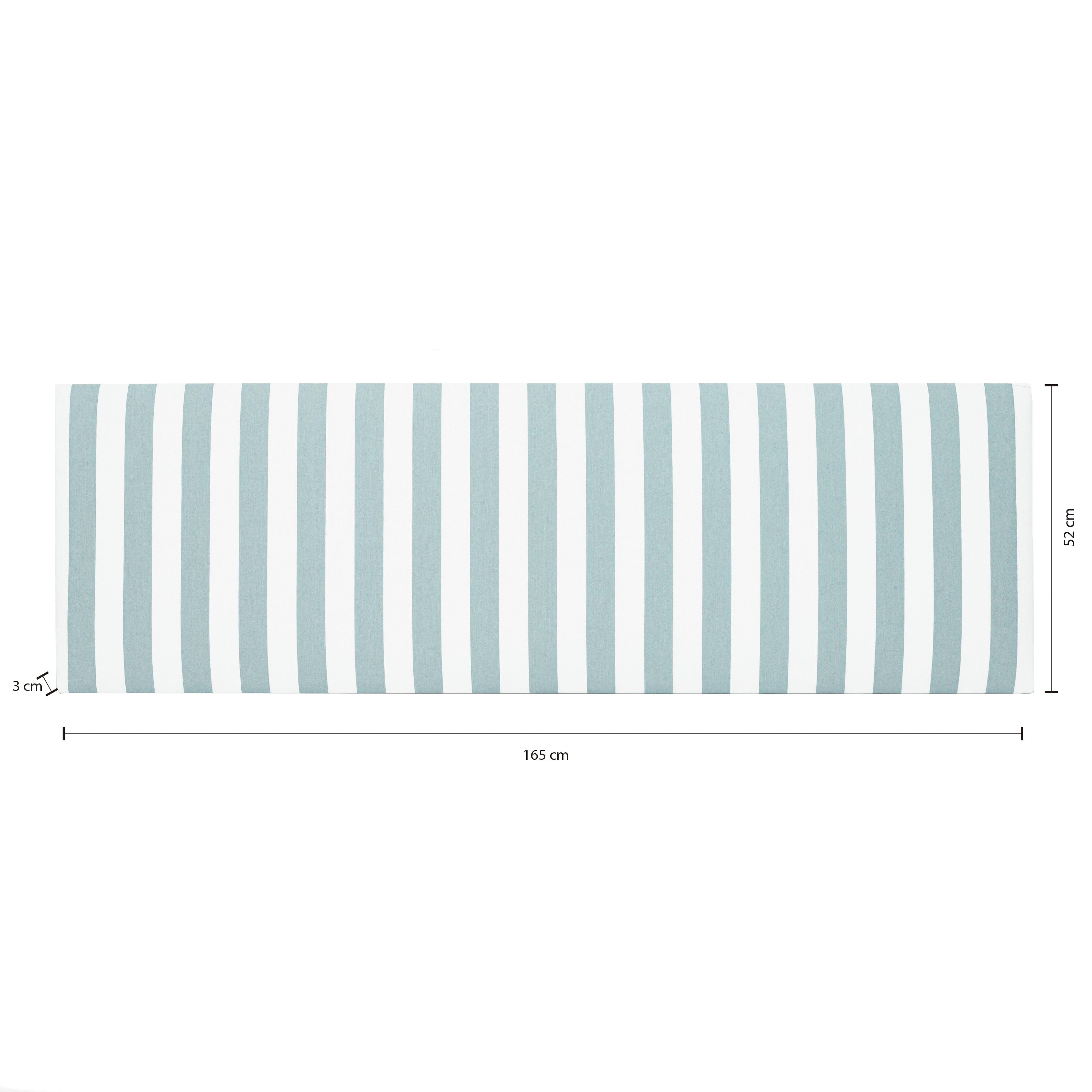 Cabecero Billie 150 Stripes Turquesa