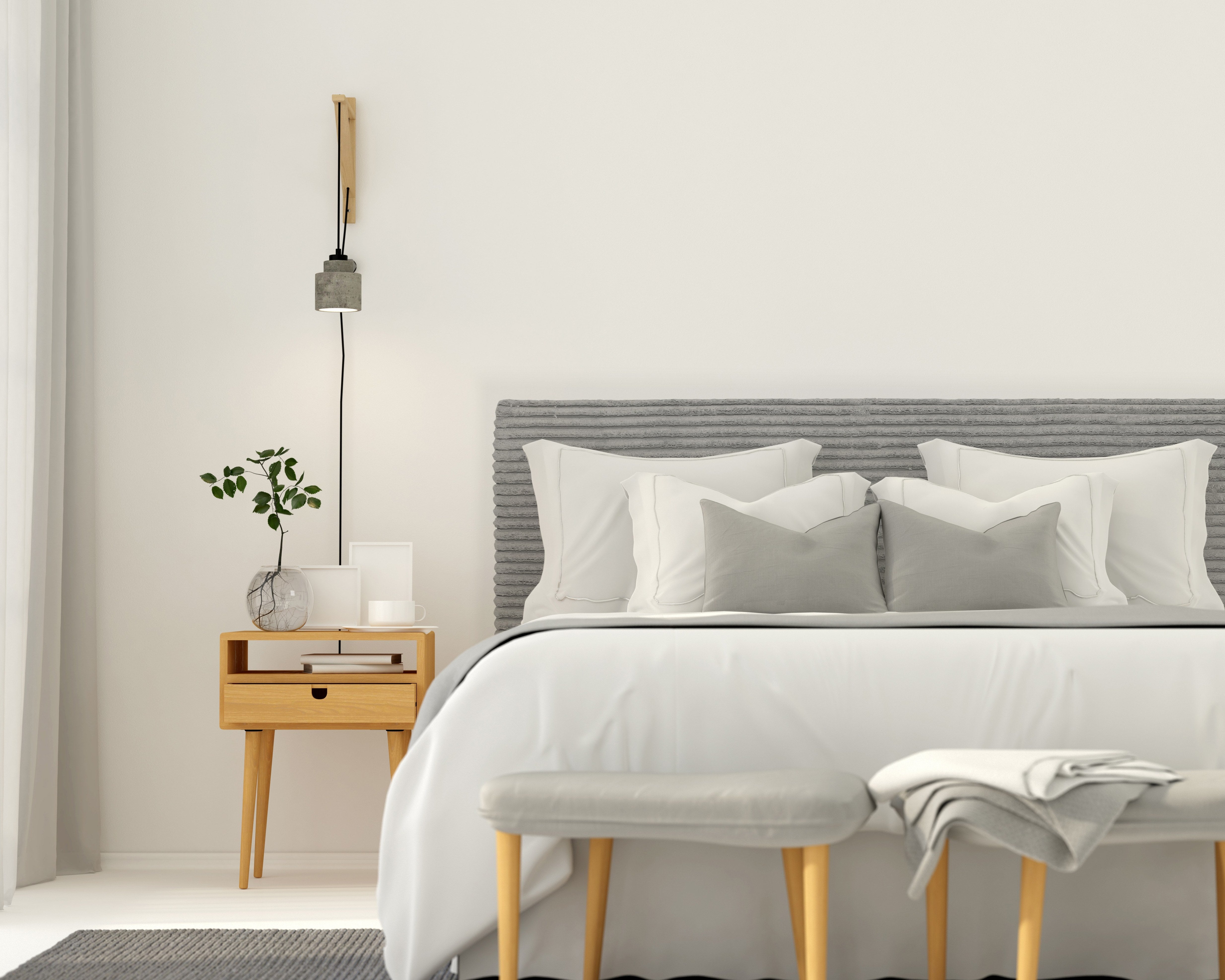 Cabecero 135 Pana XL Gris