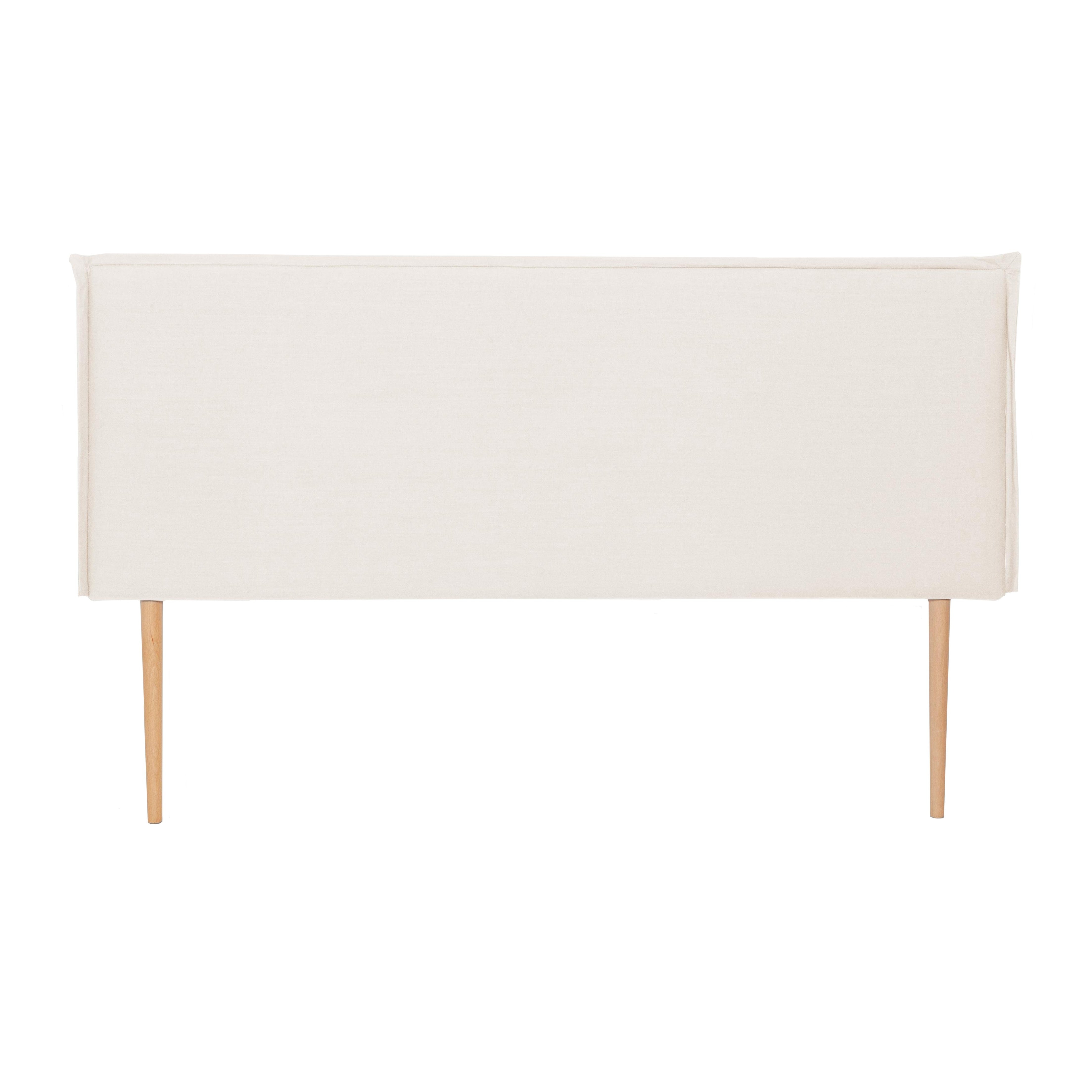 Cabecero tapizado Lino 135 Edmond Natural