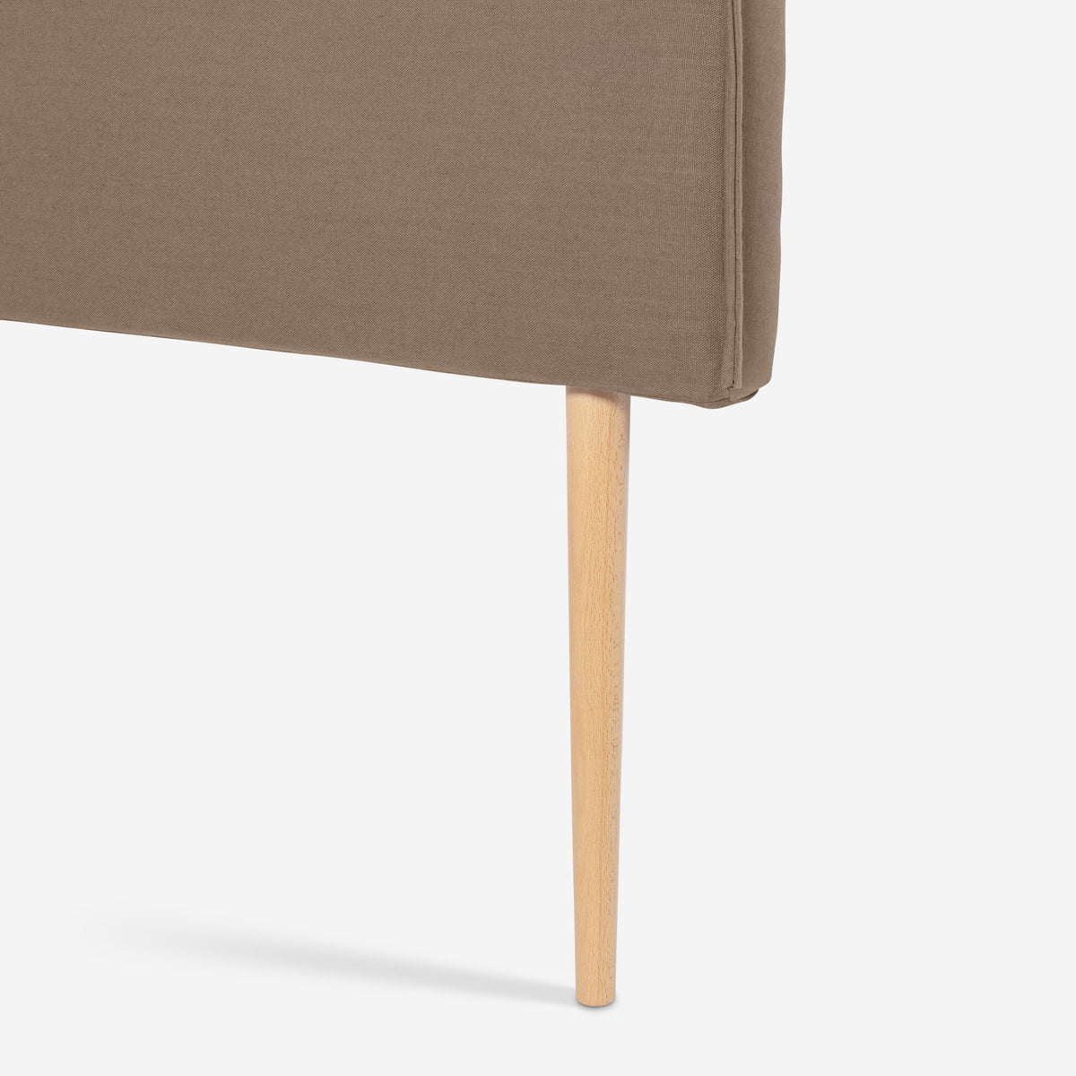 Headgear upholstered Linen 135 Edmond Brown