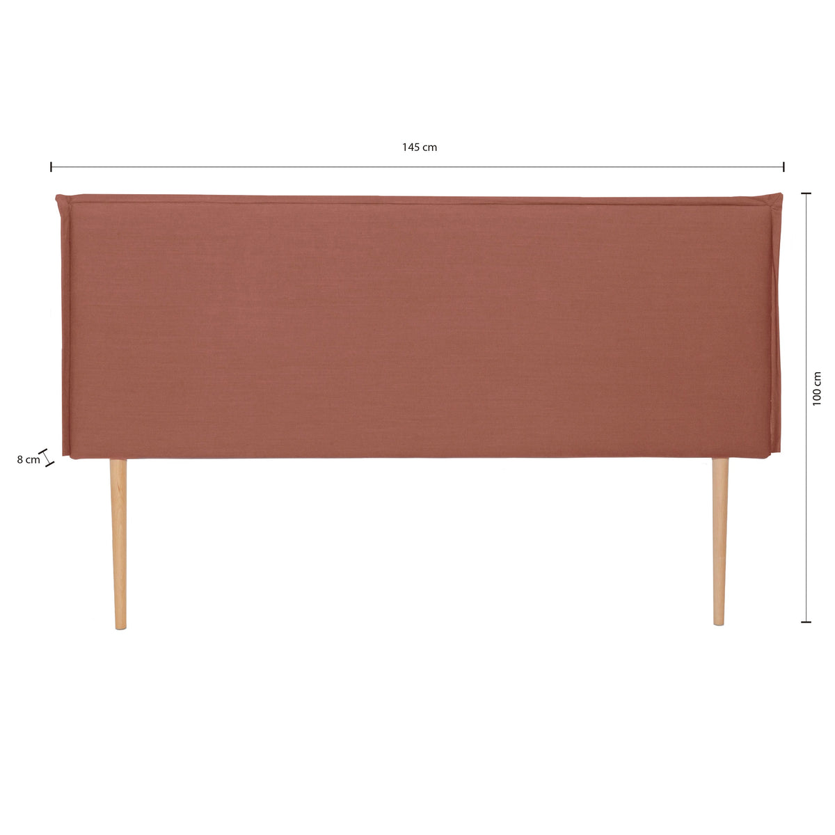 Headboard upholstered linen 135 Edmond Teja