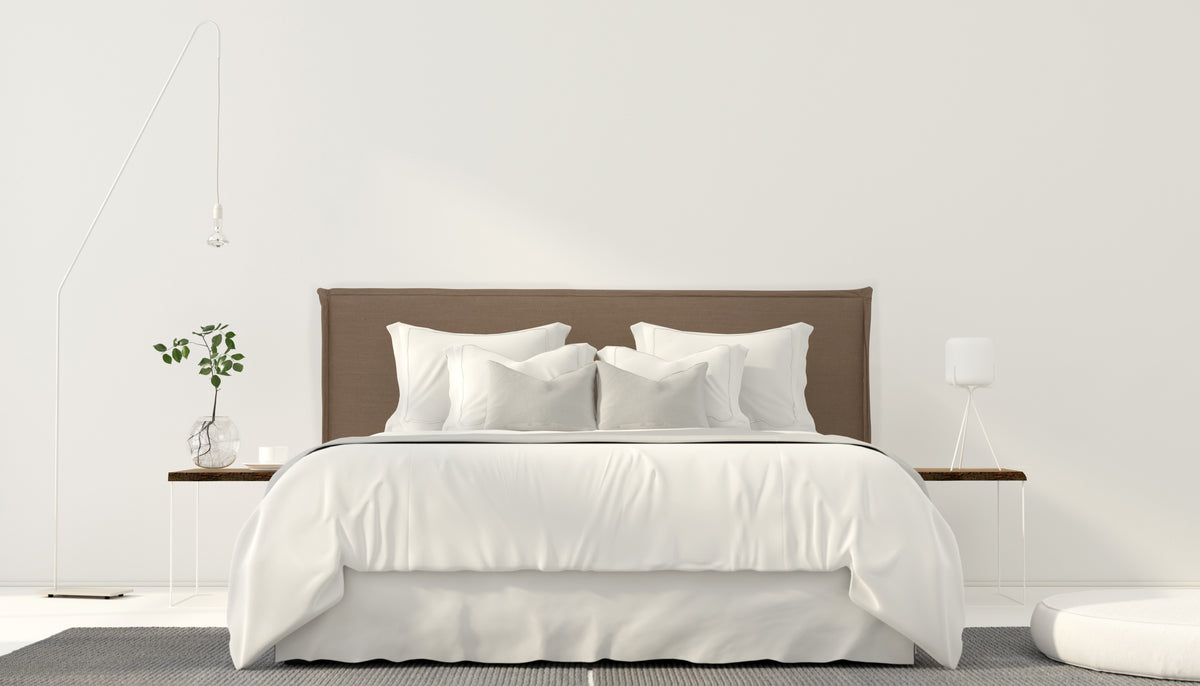 Linen upholstered head 150 Edmond Marron