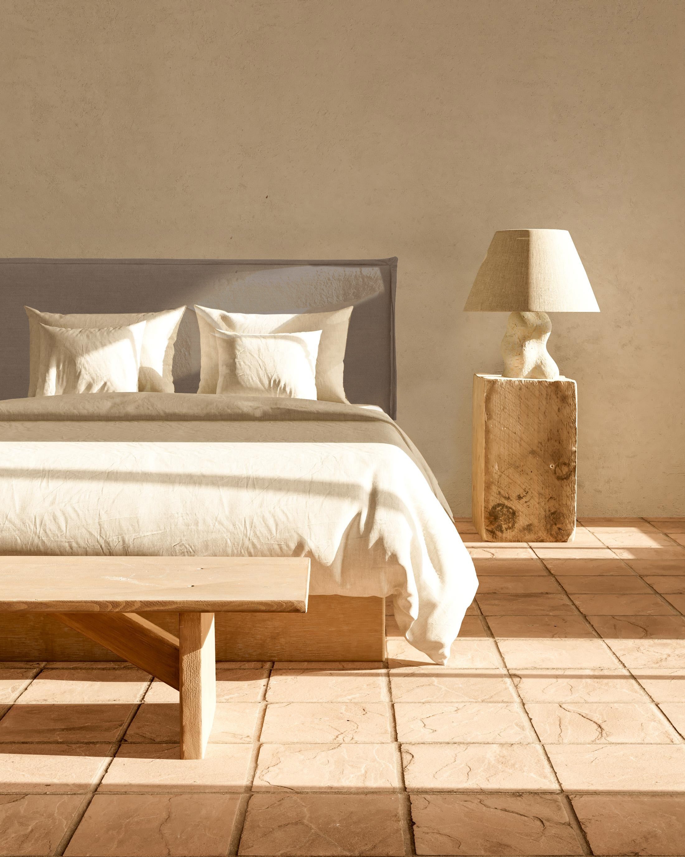 Linen upholstered head 150 Edmond Marron