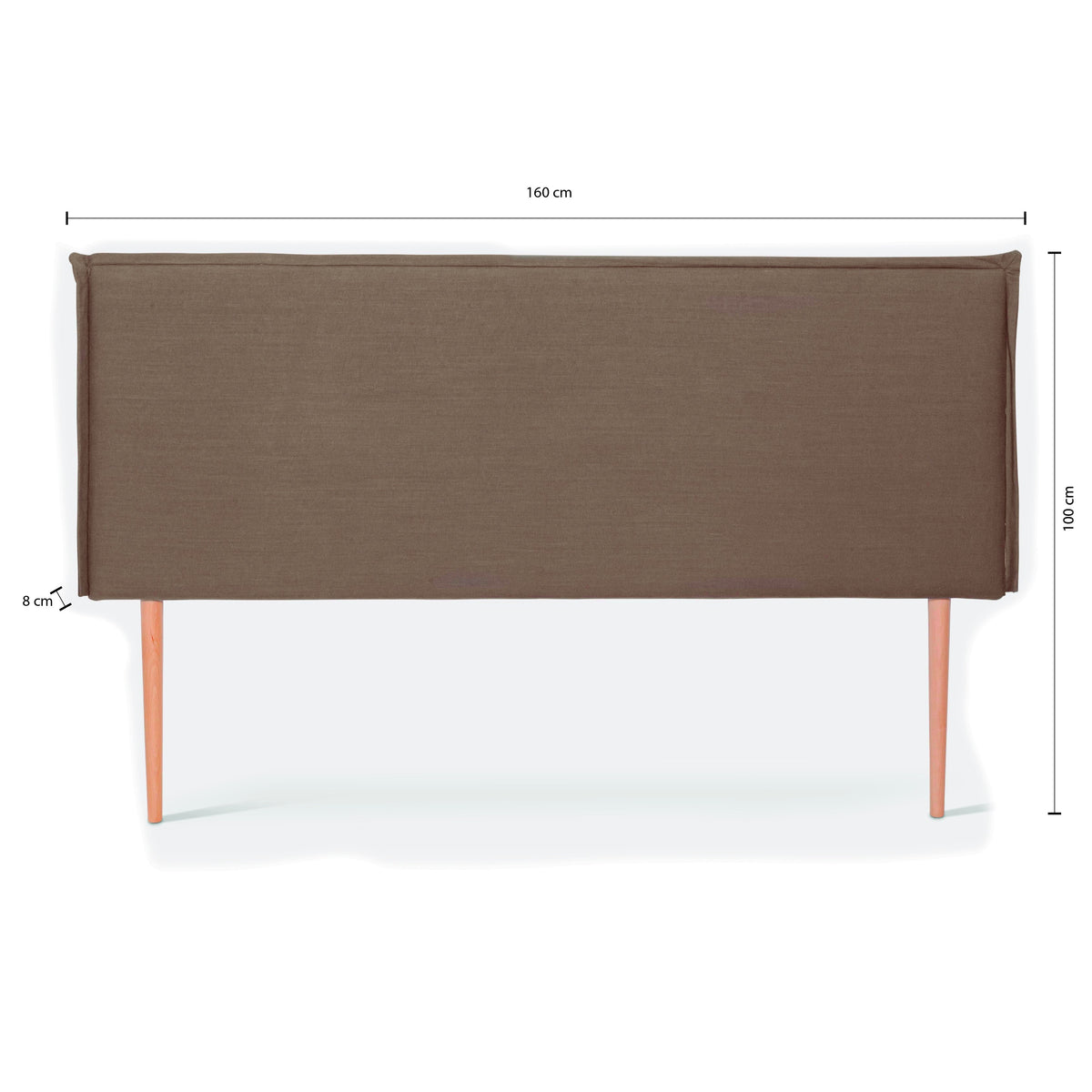 Linen upholstered head 150 Edmond Marron