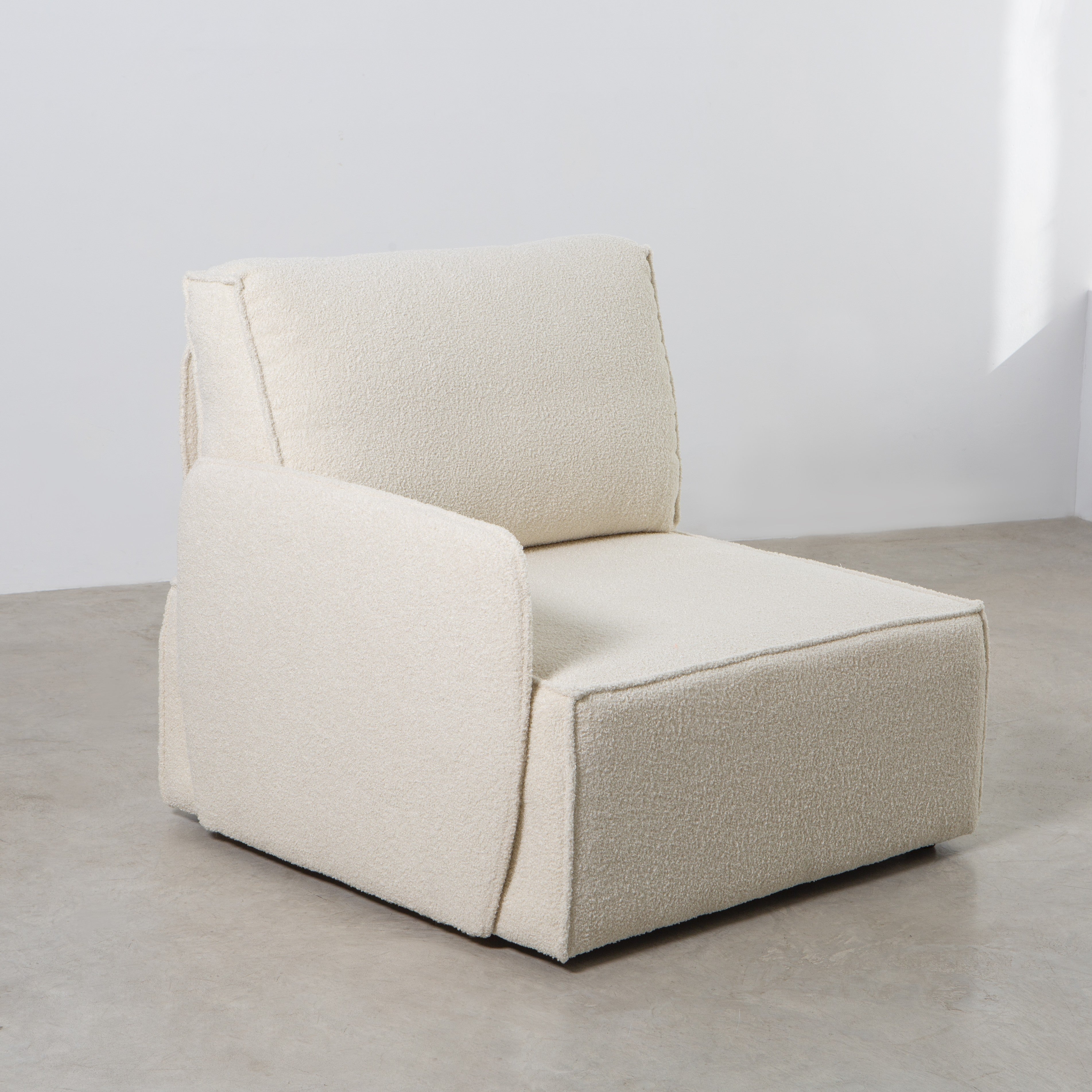 Sofa Modular Lea 3 plazas Chaiselongue Snow
