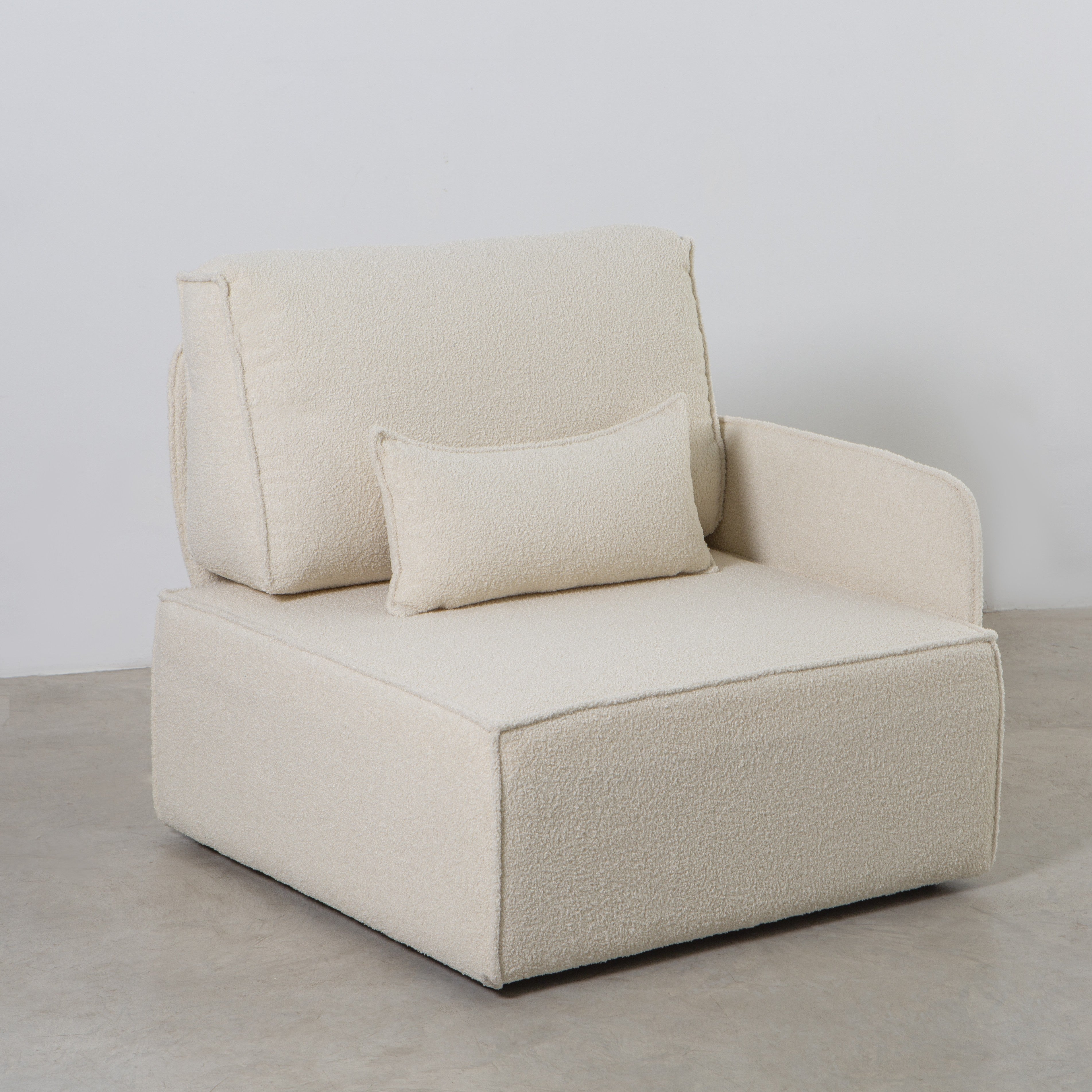 Sofa Modular Lea 3 plazas Chaiselongue Snow