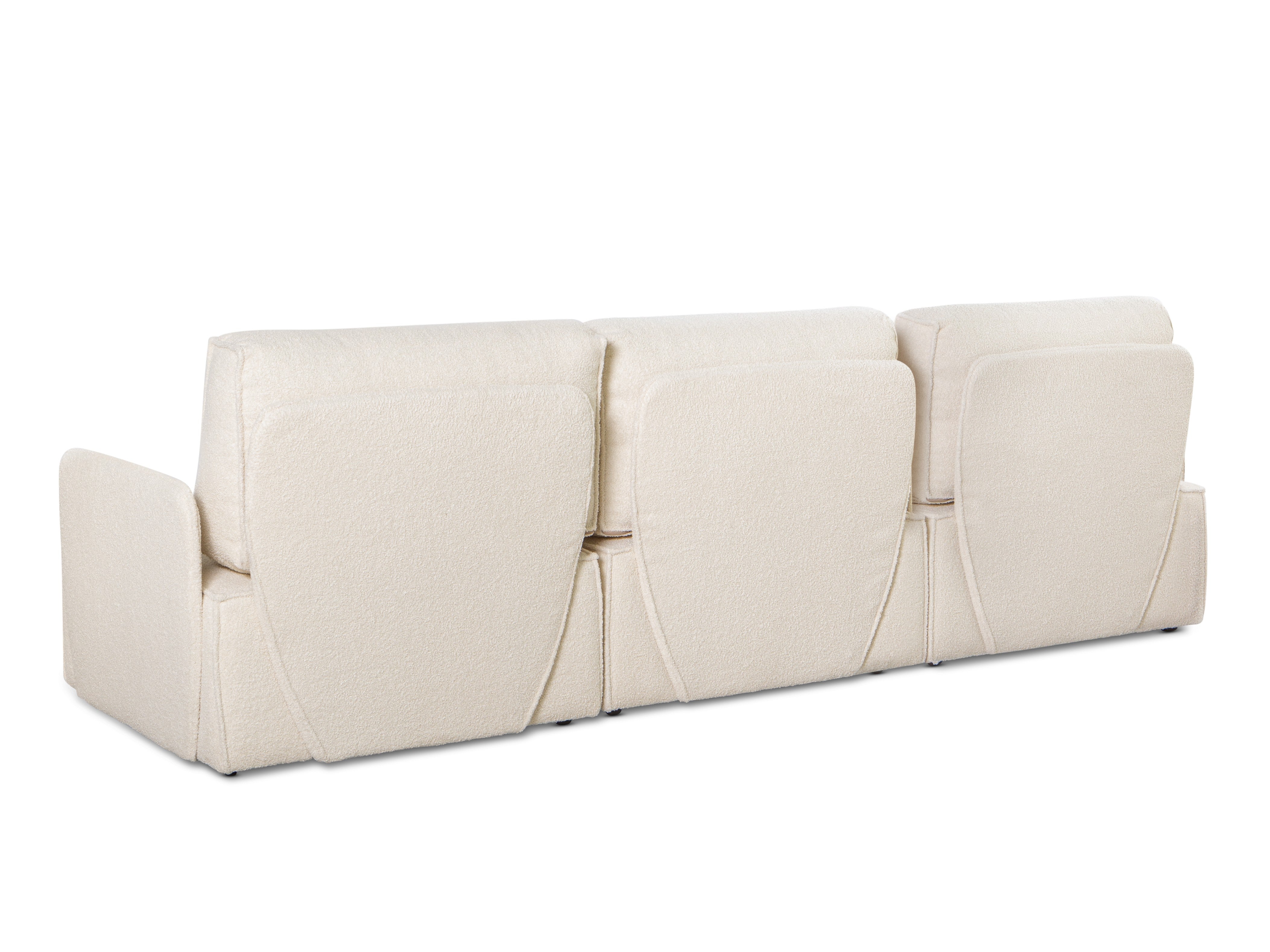 Sofa Modular Lea 3 plazas Chaiselongue Snow