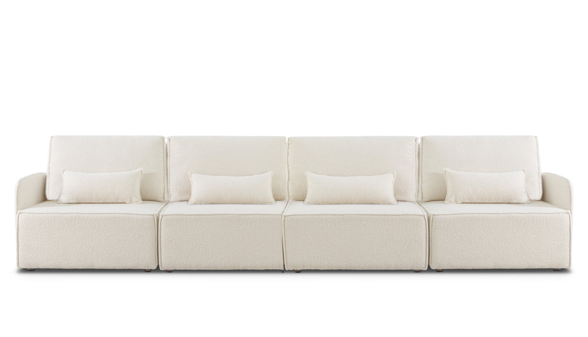 Sofa modular Lea 4 plazas Snow