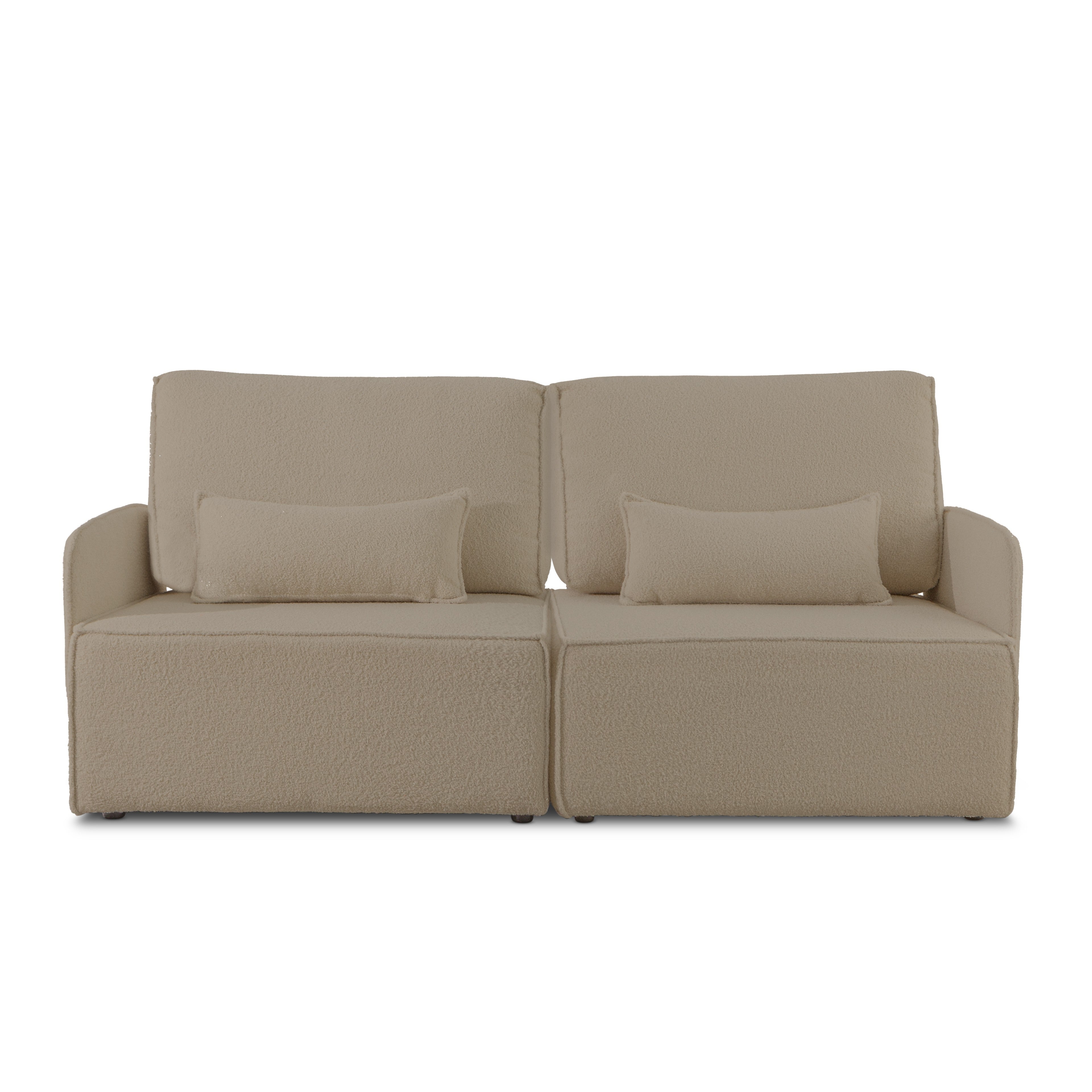 Sofa Modular Lea 2 plazas Chaiselongue Stone