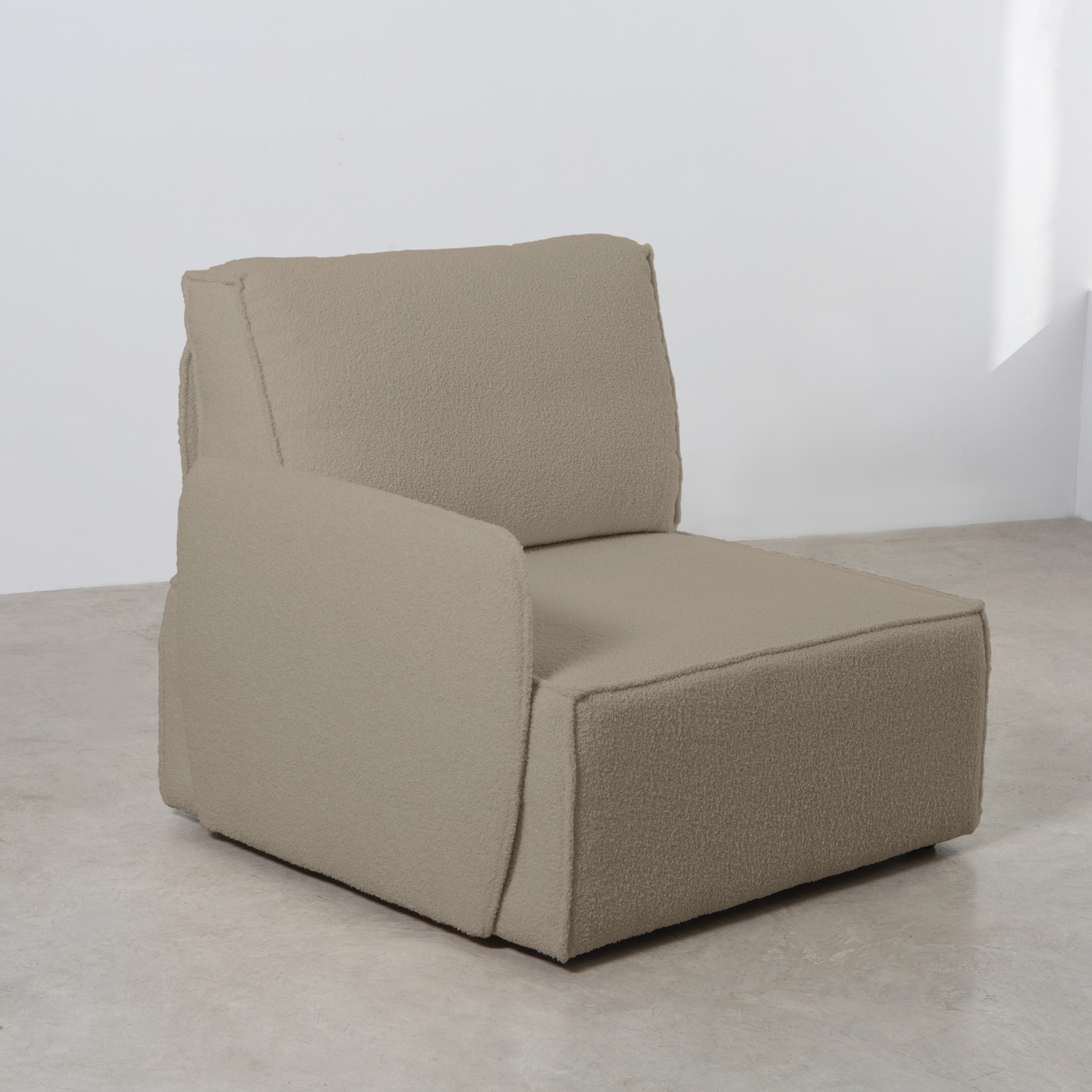 Sofa Modular Lea 2 plazas Chaiselongue Stone