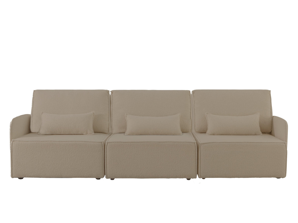 Sofa Modular Lea 3 plazas Chaiselongue Stone