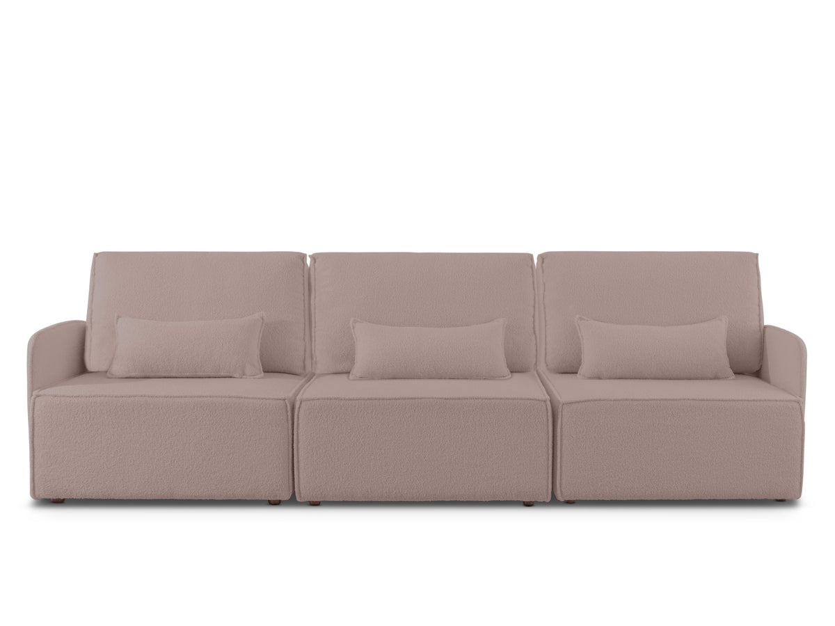 Sofa Modular Lea 3 plazas Chaiselongue Soft Pink