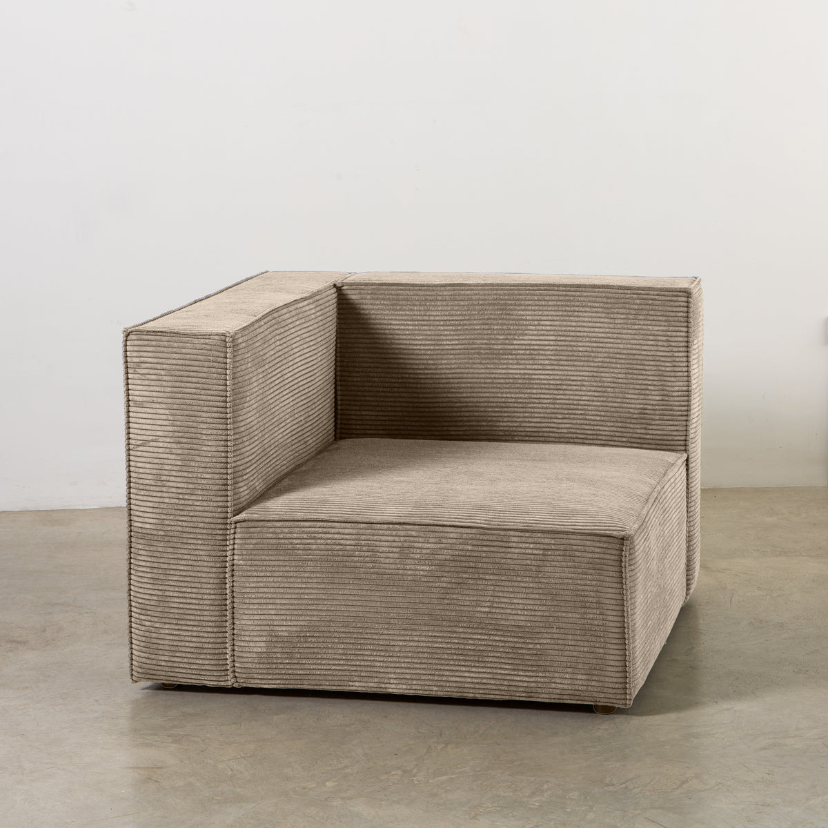 Sofa Harper 3 plazas Chaiselongue Marron