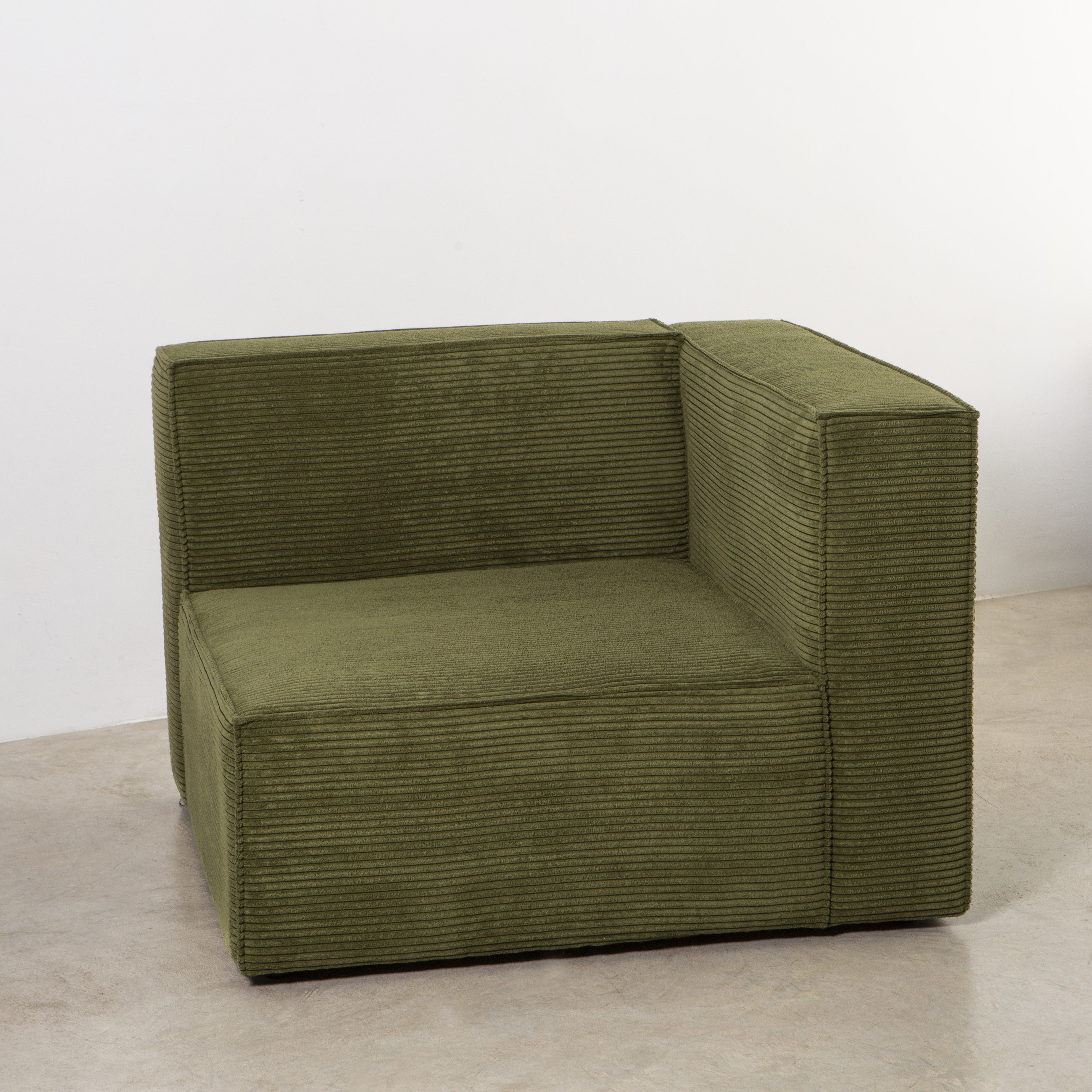 Sofa Harper 3 plazas Chaiselongue Verde