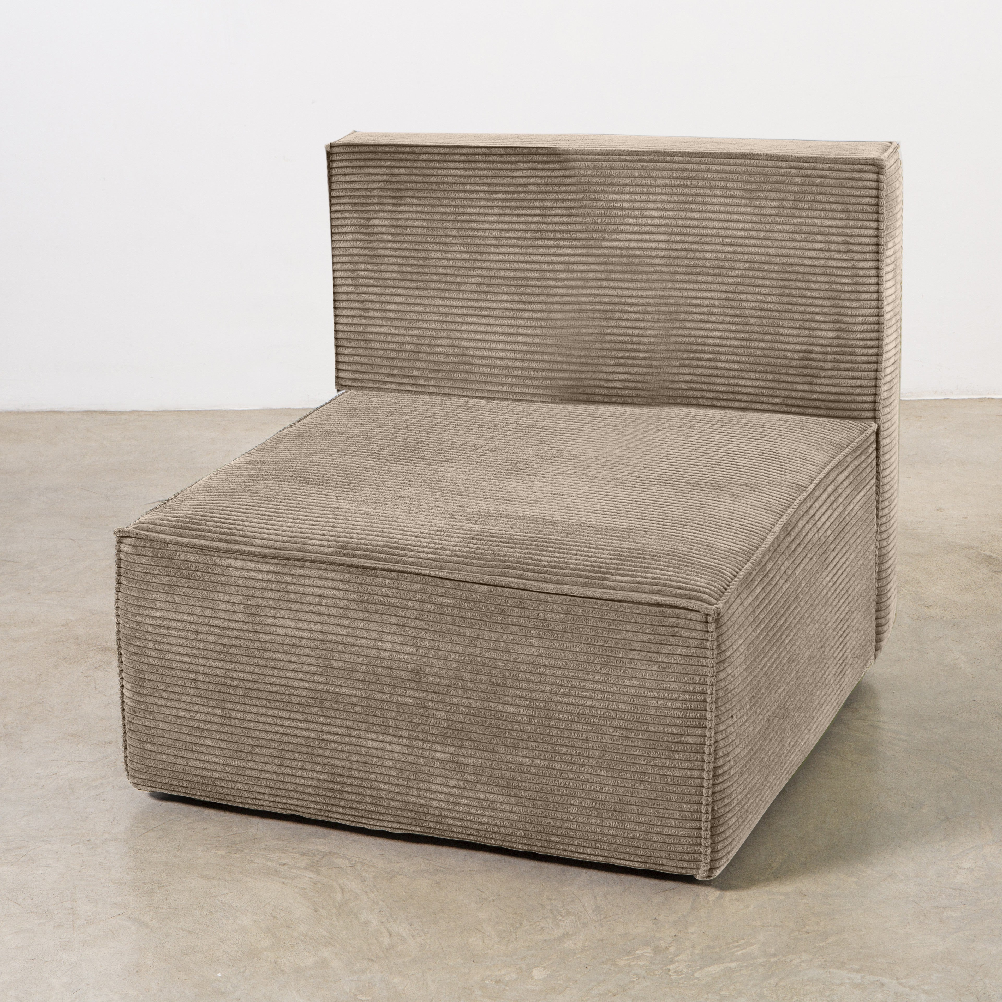 Sofa Harper 4 plazas Chaiselongue Marron