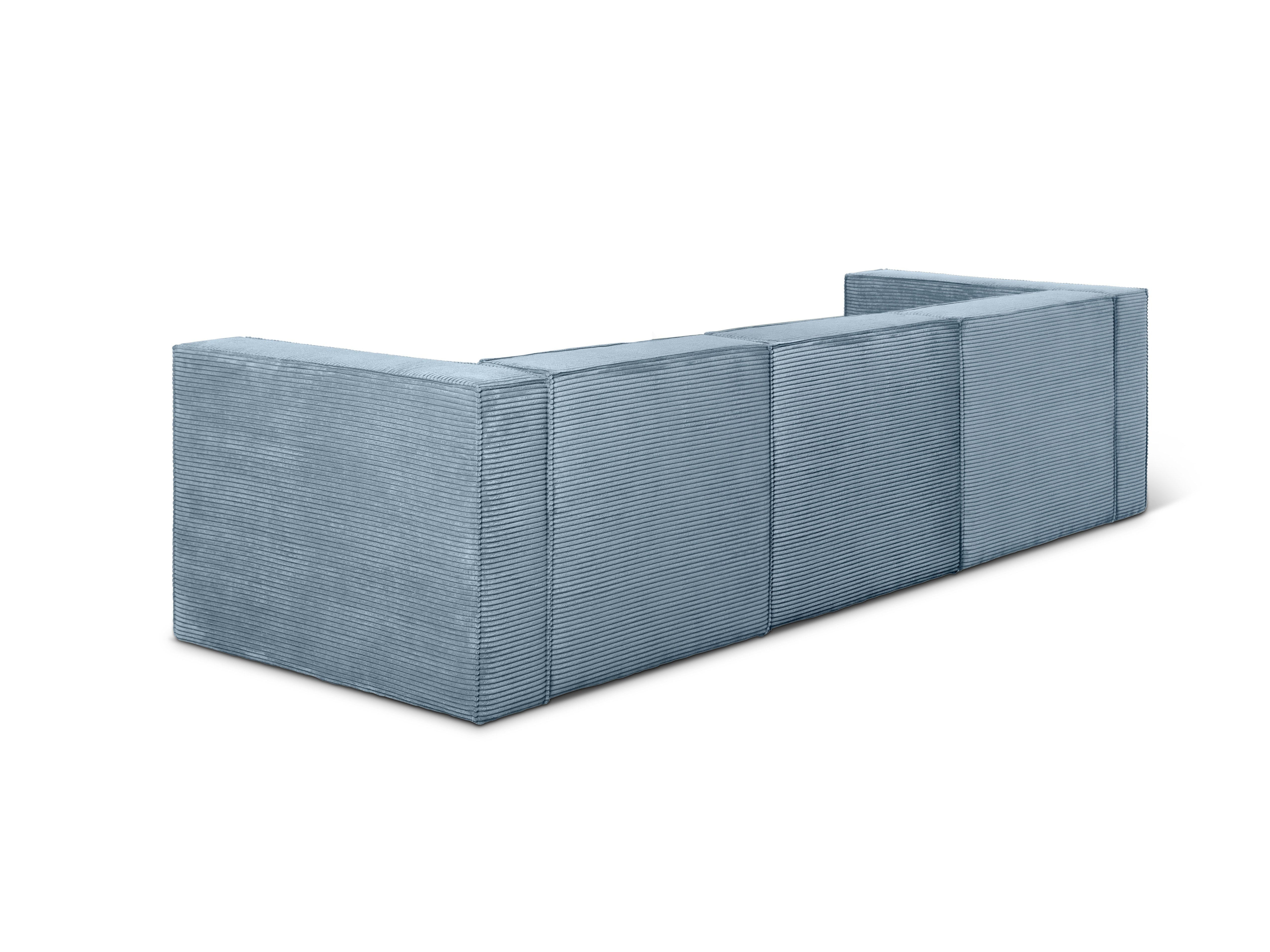 Sofa Harper 4 plazas Chaiselongue Azul
