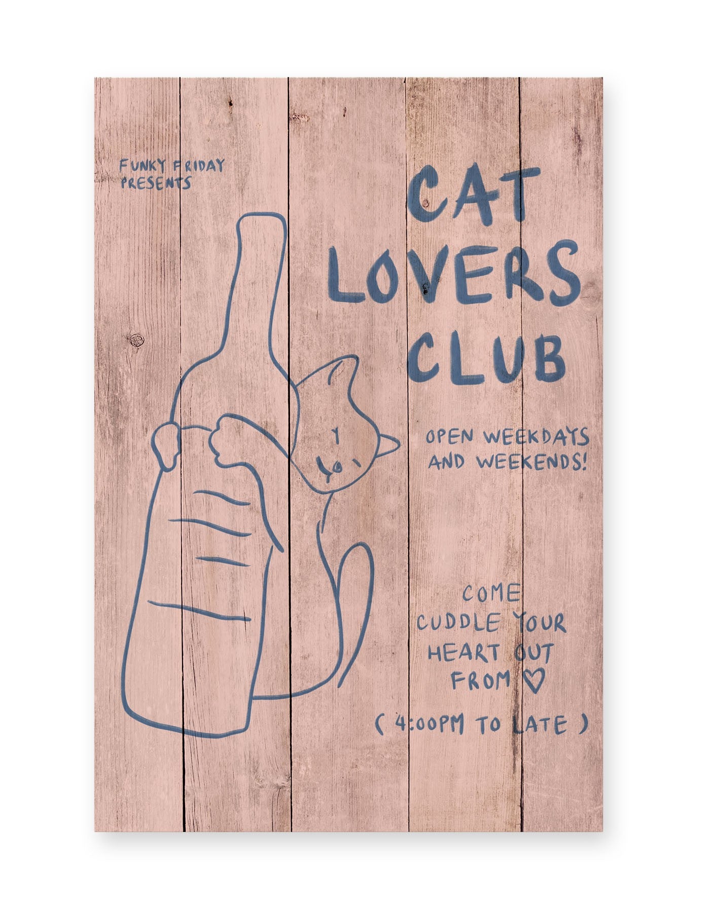 Tabla 60x40 Cat Lovers