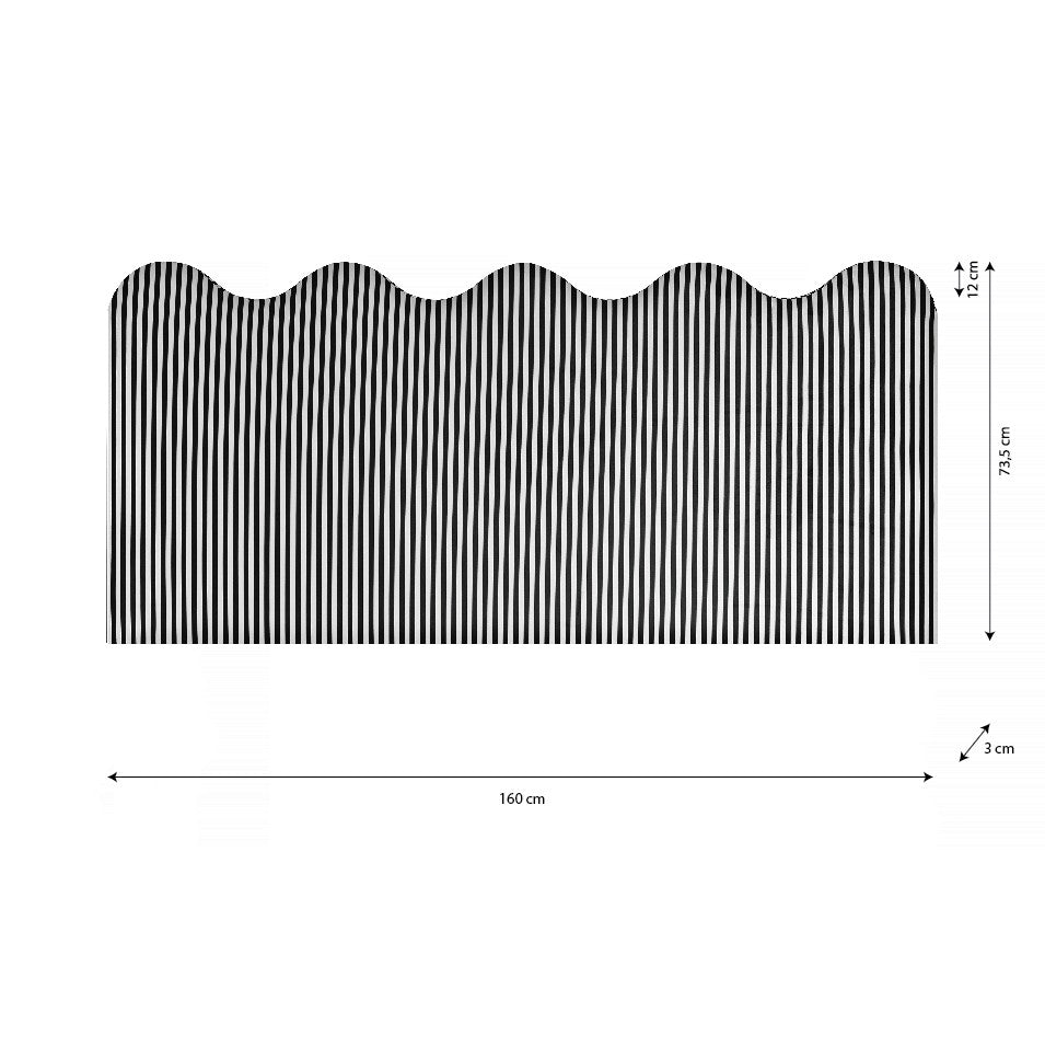 Cabecero Tapizado Wavy (Stripes S)