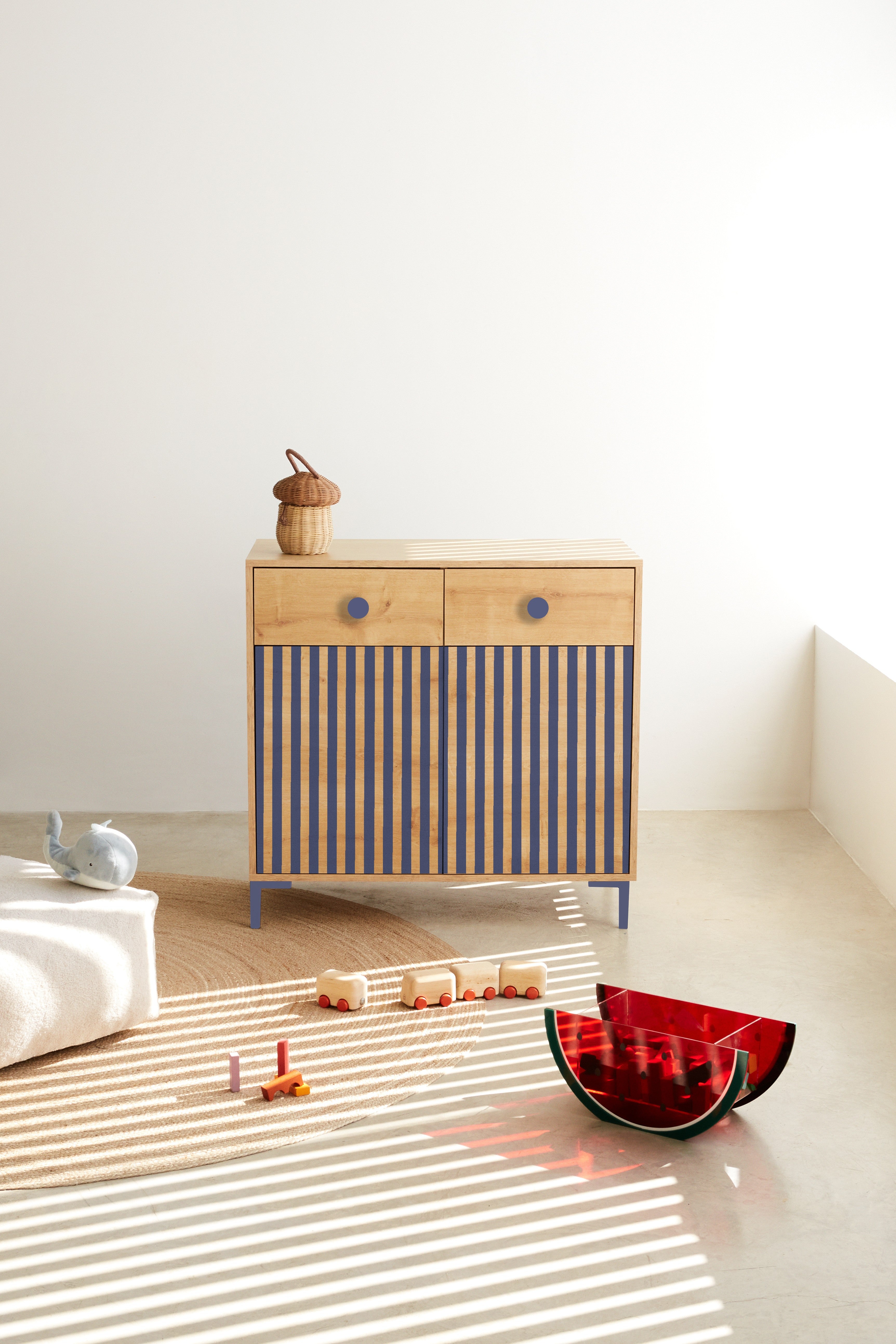 Comoda Alise Roble Pruss Stripes