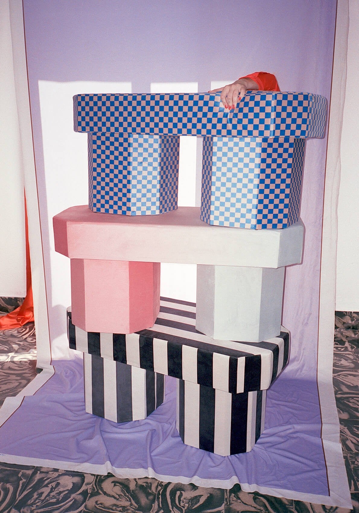 Viva bench degrade Pink and Blue