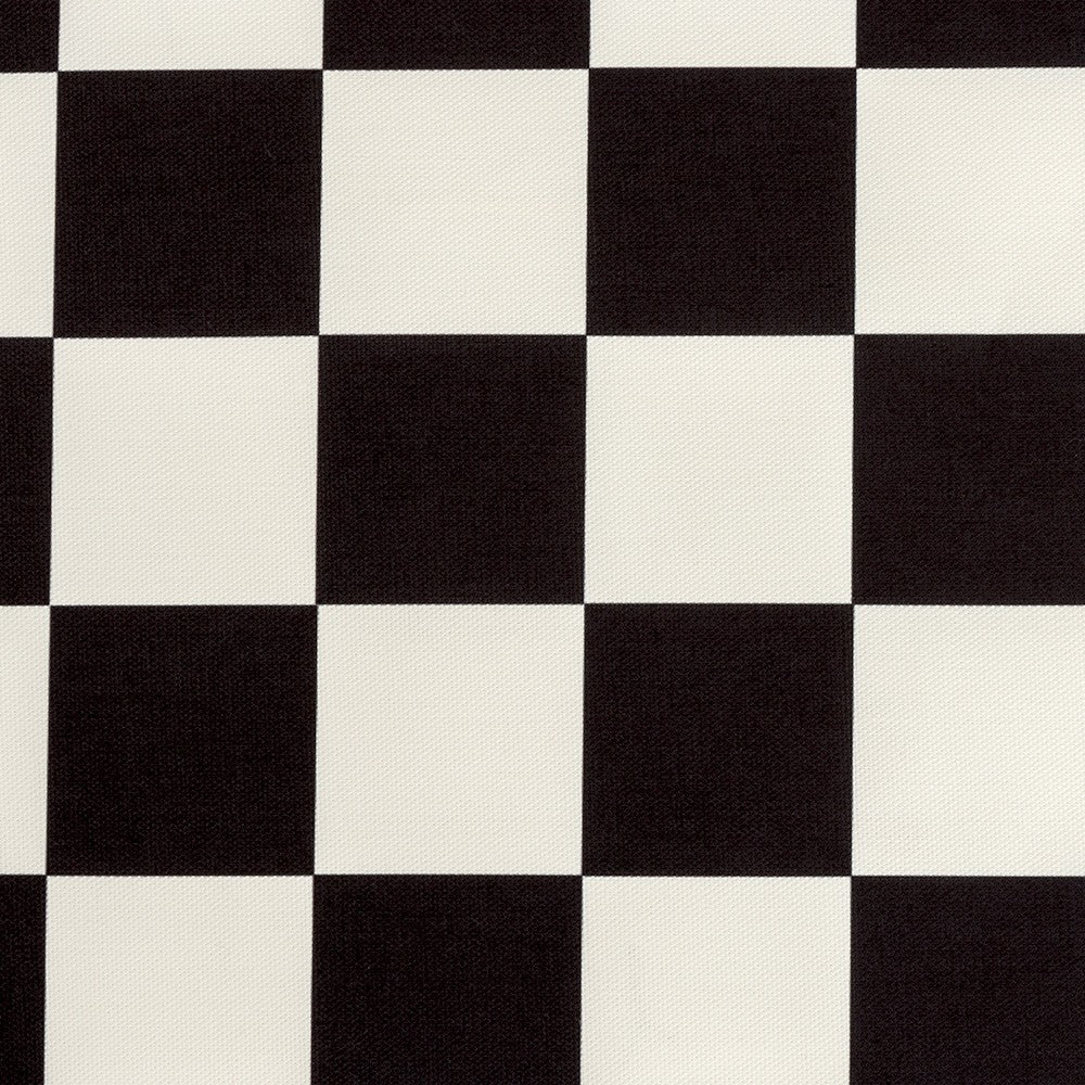 Tela outdoor Checkerboard Negro