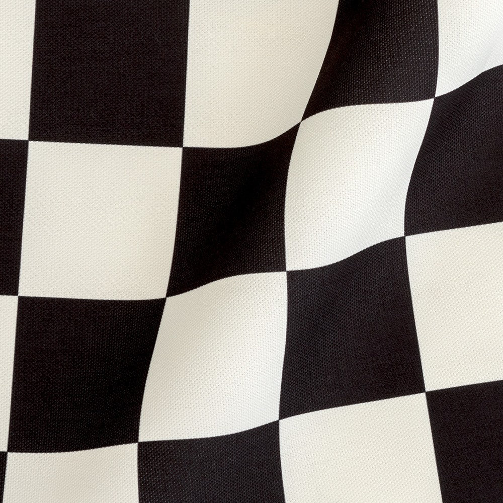 Outdoor Fabric Checkerboard Noir