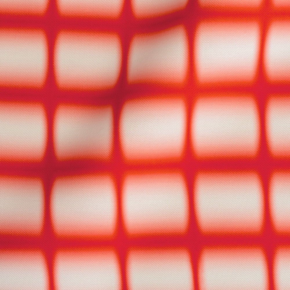 Tela outdoor Gradient Grid Red