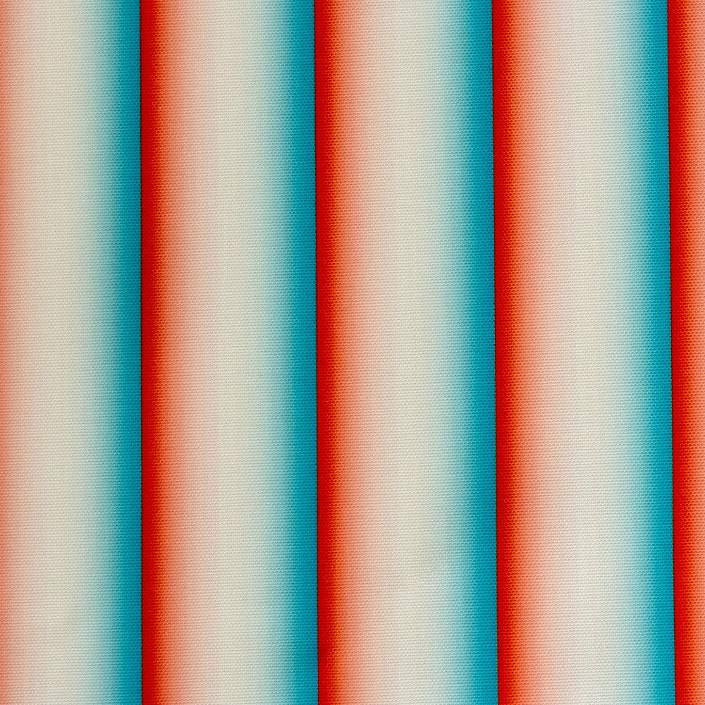 Tela outdoor Gradient Stripes Blue Red