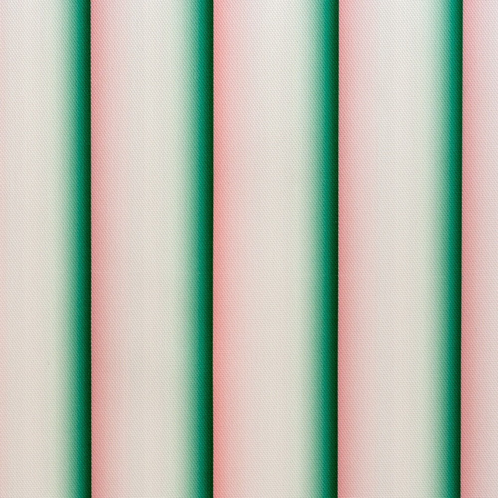 Tela outdoor  Gradient Stripes Green Pink