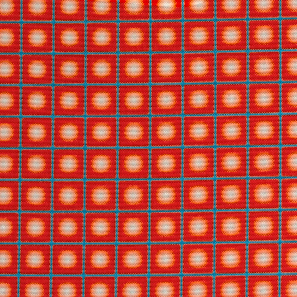 Tela outdoor Lunar Grid  Red Blue