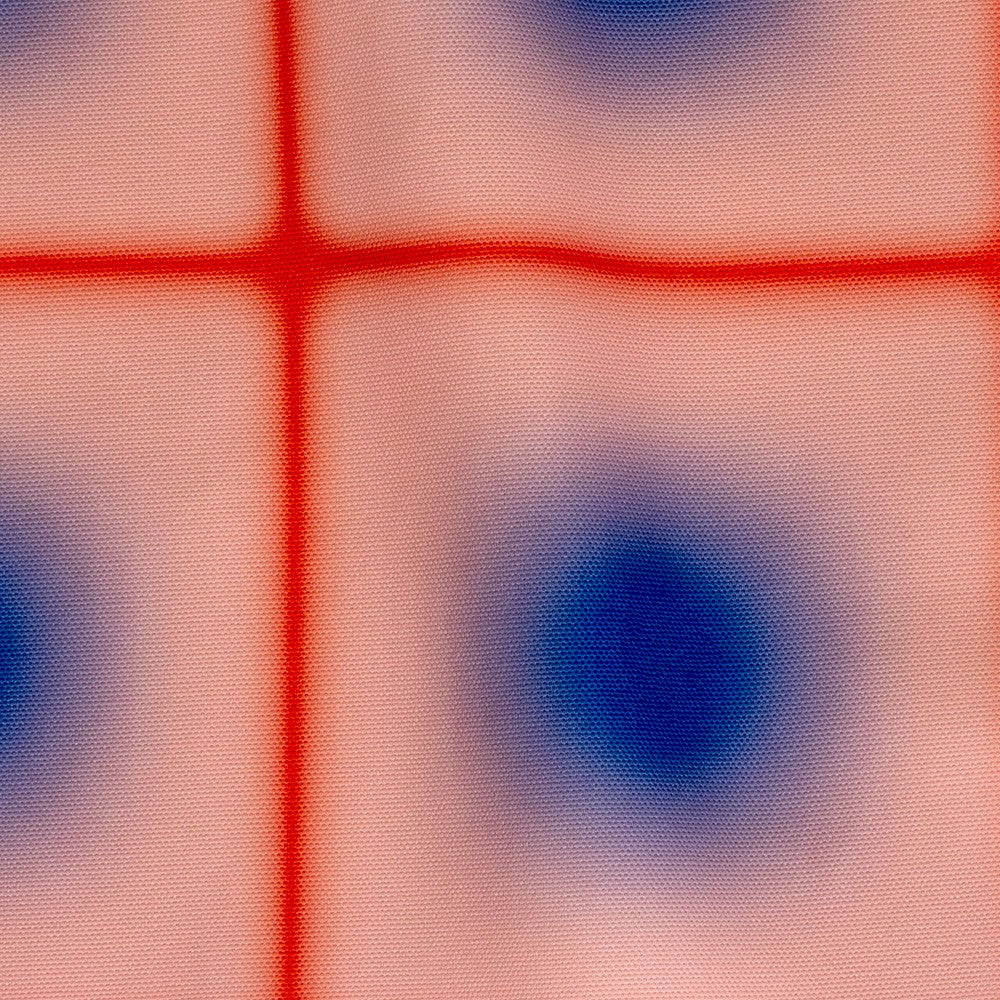 Tela outdoor Lunar Grid Blue Red