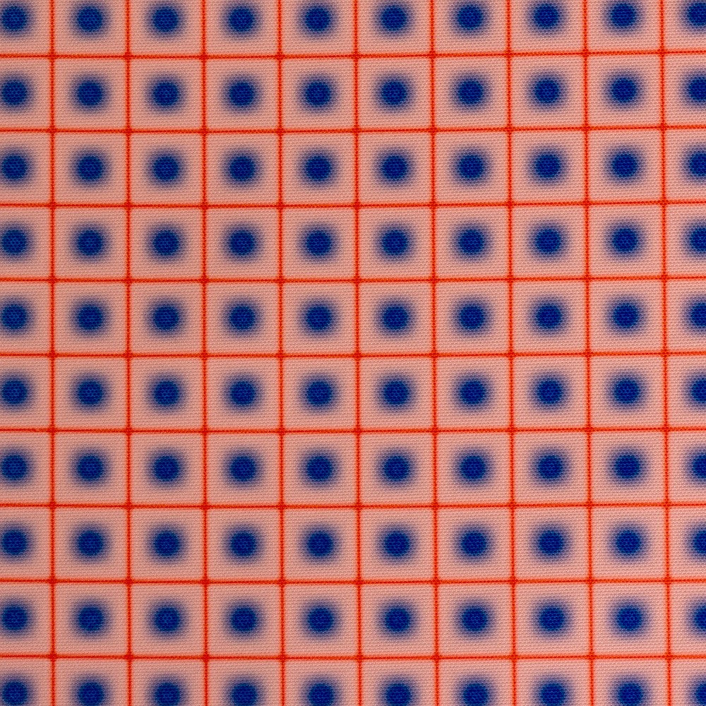 Tela outdoor Lunar Grid Blue Red