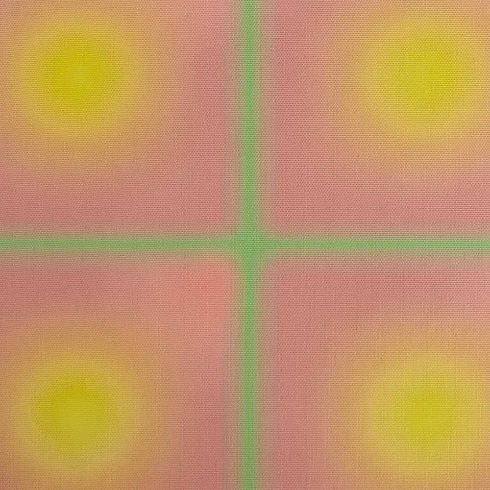 Tela outdoor Lunar Grid Pink Yellow