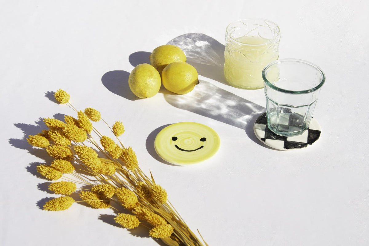 Set 2 Posavasos Ceramica (Smiley)