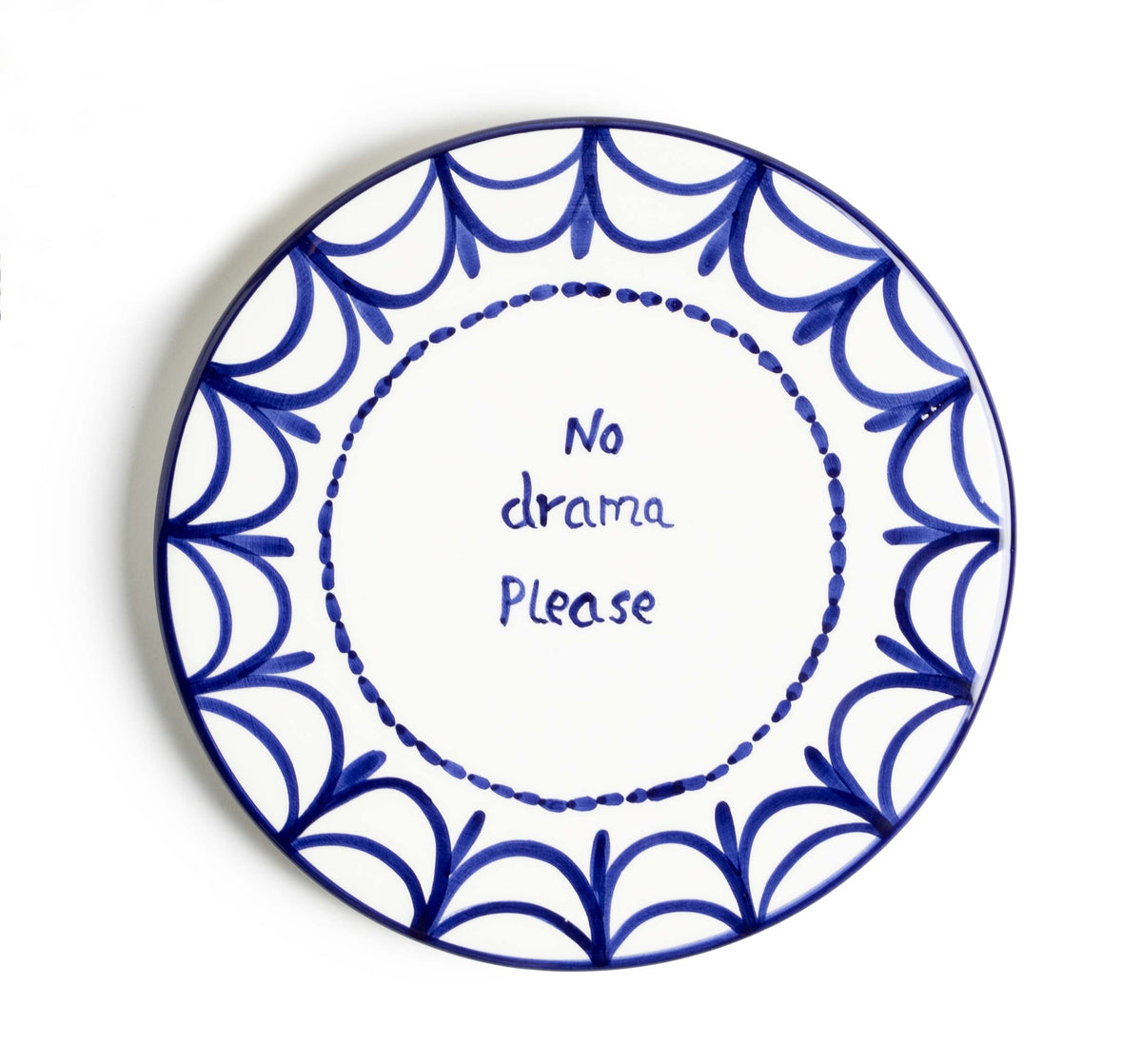 Plat décoratif Pas de drame