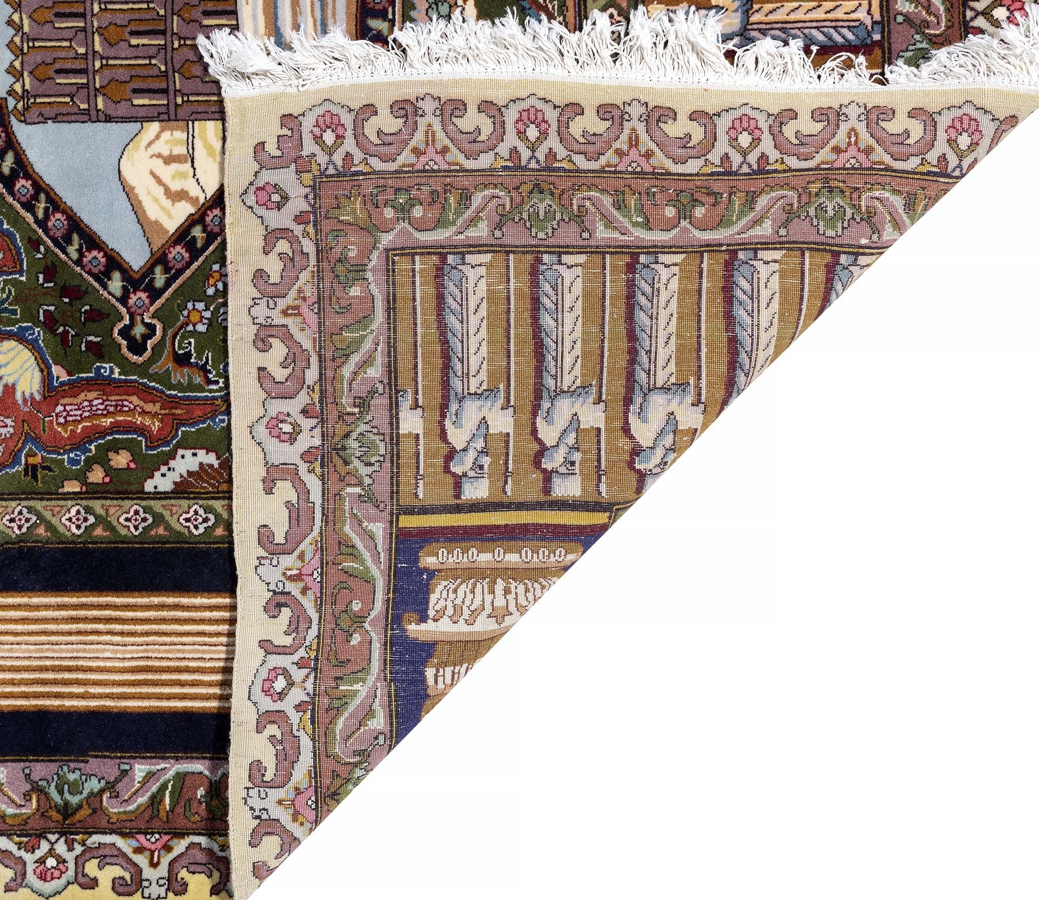 Alfombra Persa Tabriz 60 Raj Dessin Figure