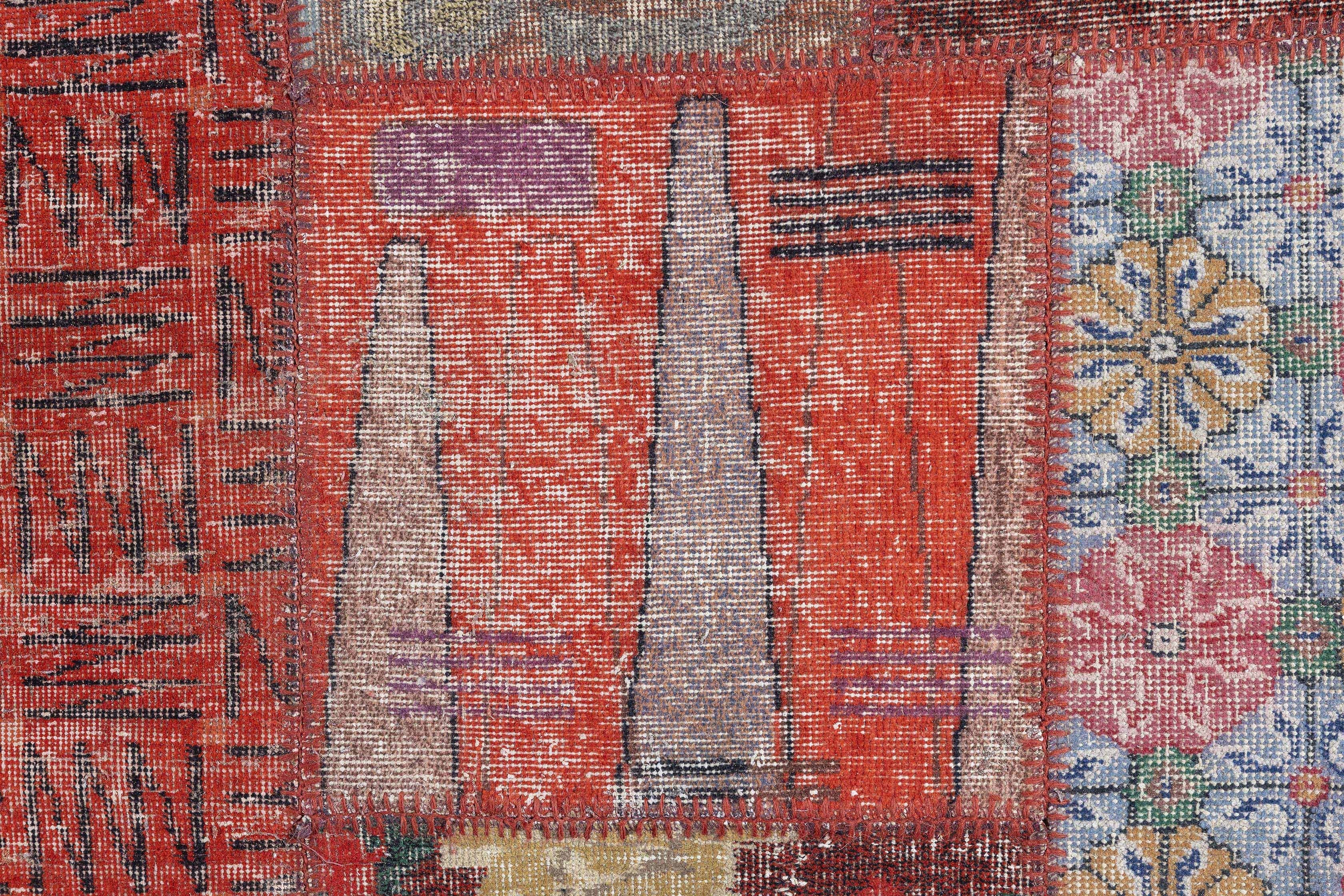 Alfombra Patchwork Lana Turquia Antigua