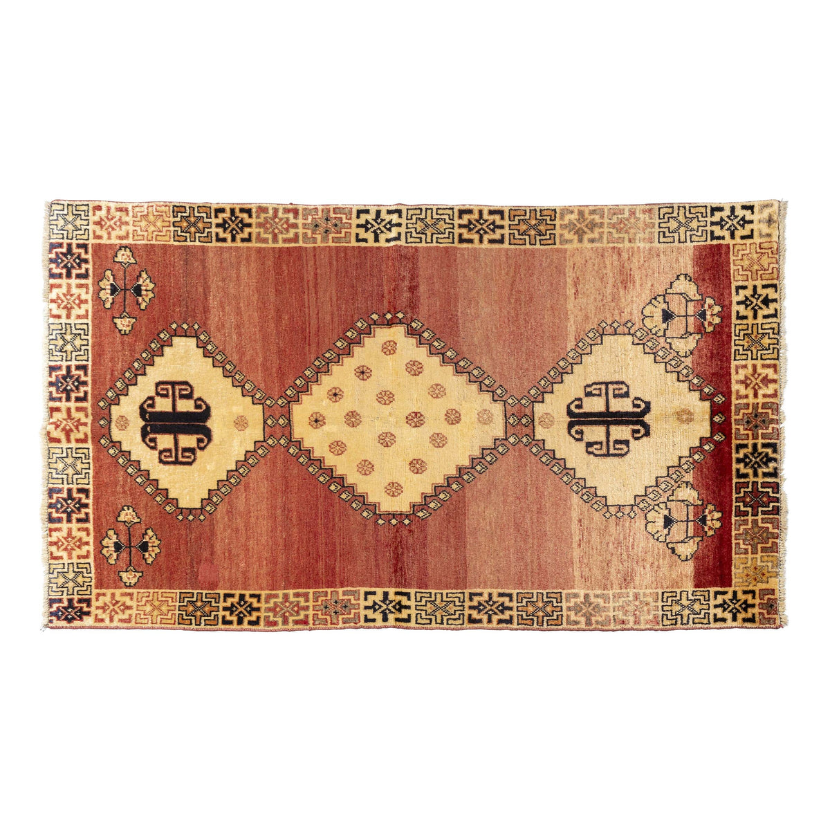 Alfombra Qhasqai Cognac Lana