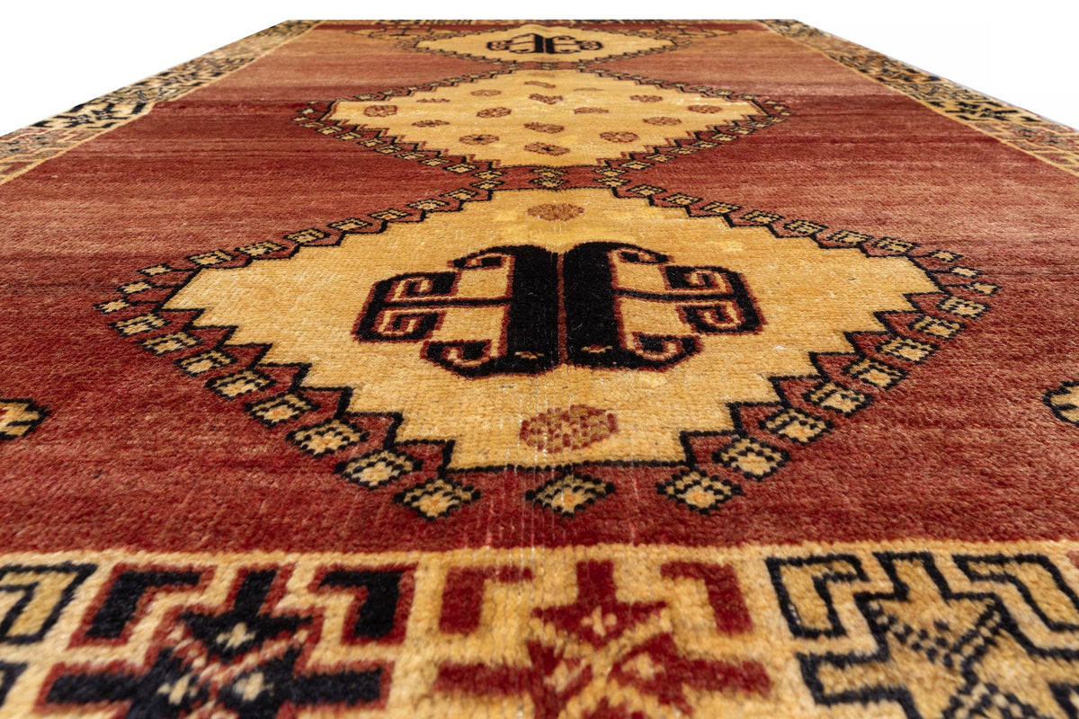 Alfombra Qhasqai Cognac Lana