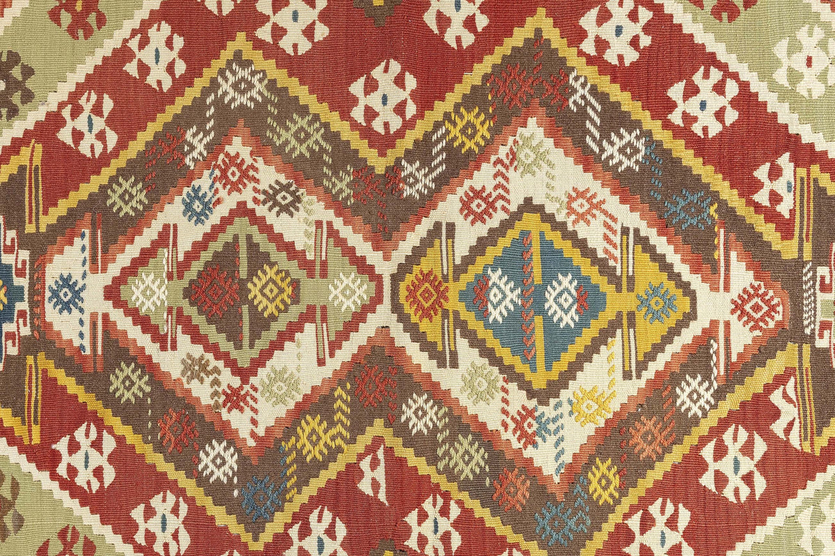 Alfombra Kilim Extrafino Turco 100% Lana