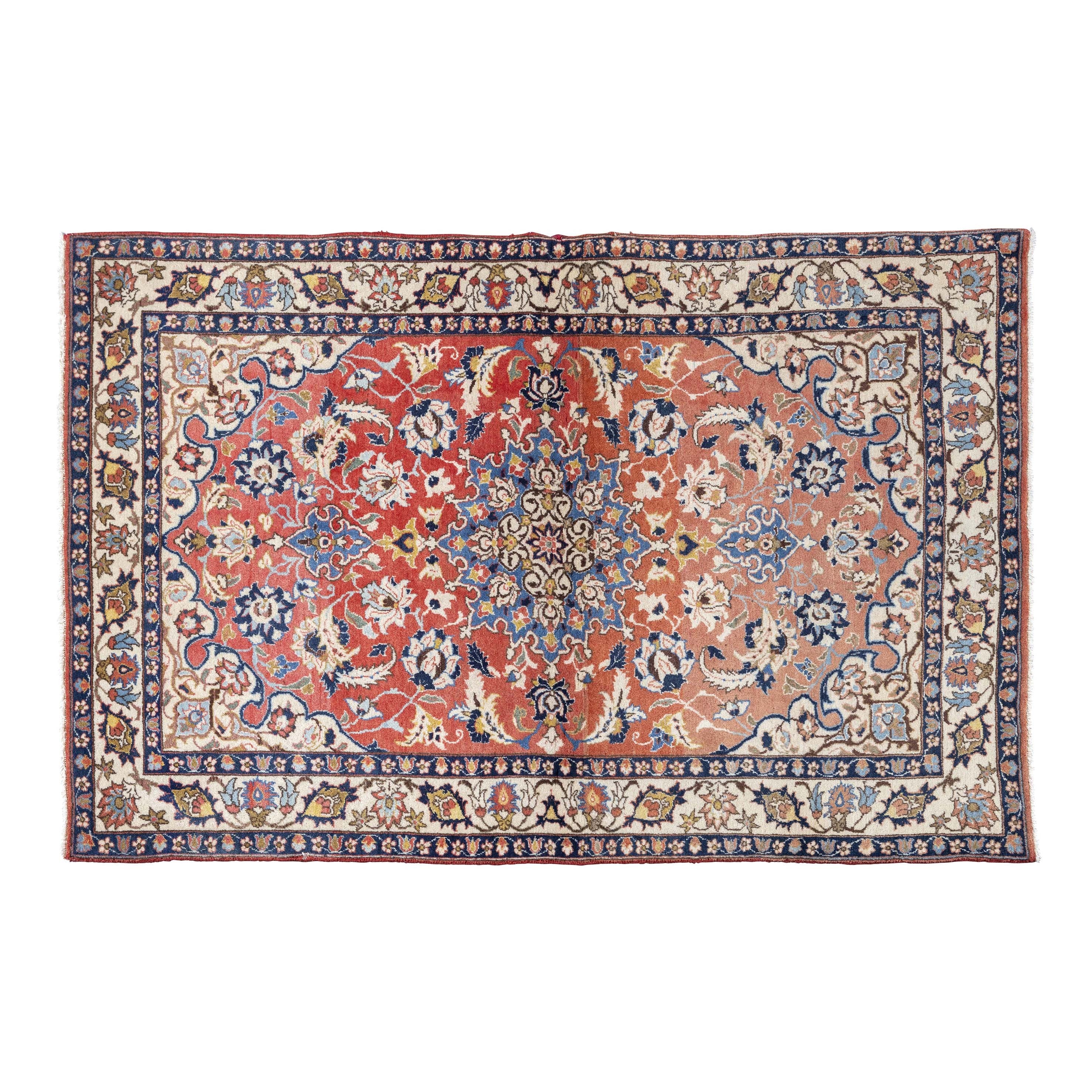 Alfombra Isfahan Lana y Algodón.
