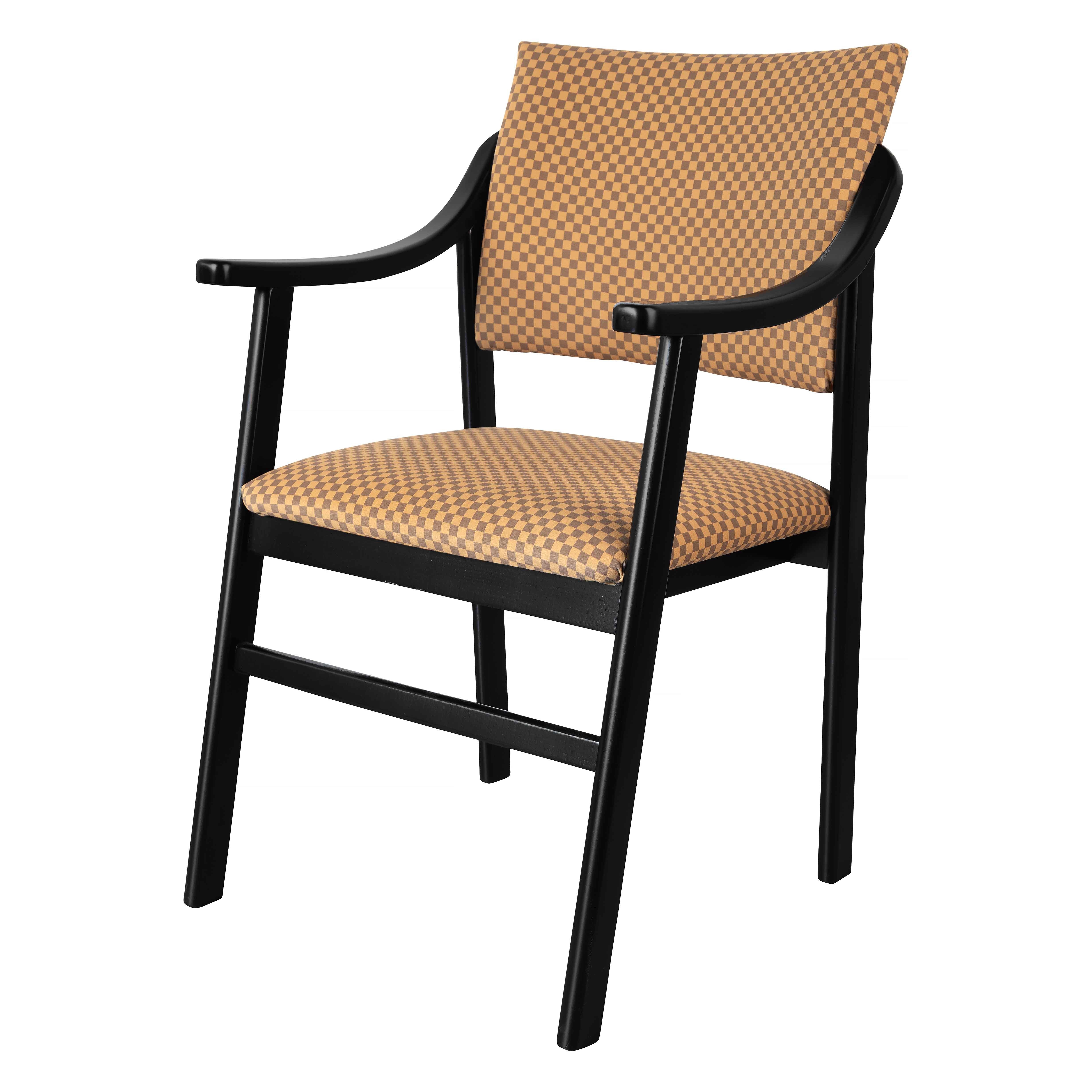 Chair armrests Etienne Madera Haya Checkerboard