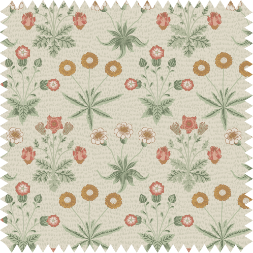 Tela Estampada Velvet 70's Daisy