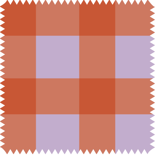 Tela Estampada Velvet 70's Echo Grid Terra