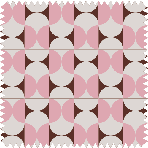 Tela Estampada Velvet 70's Funky Forms